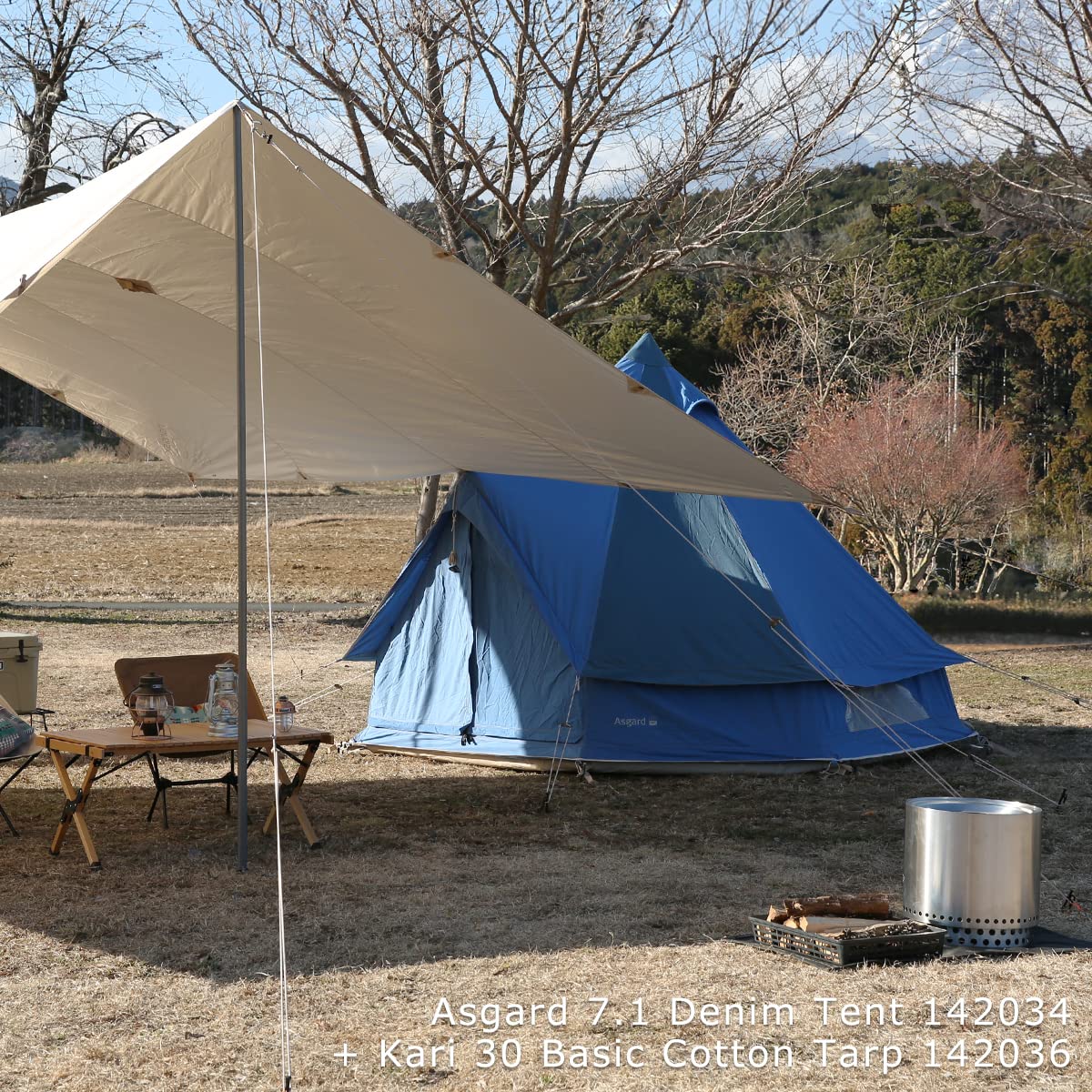 Amazon.co.jp: [ノルディスク] Nordisk Asgard 7.1 Denim Tent 142034