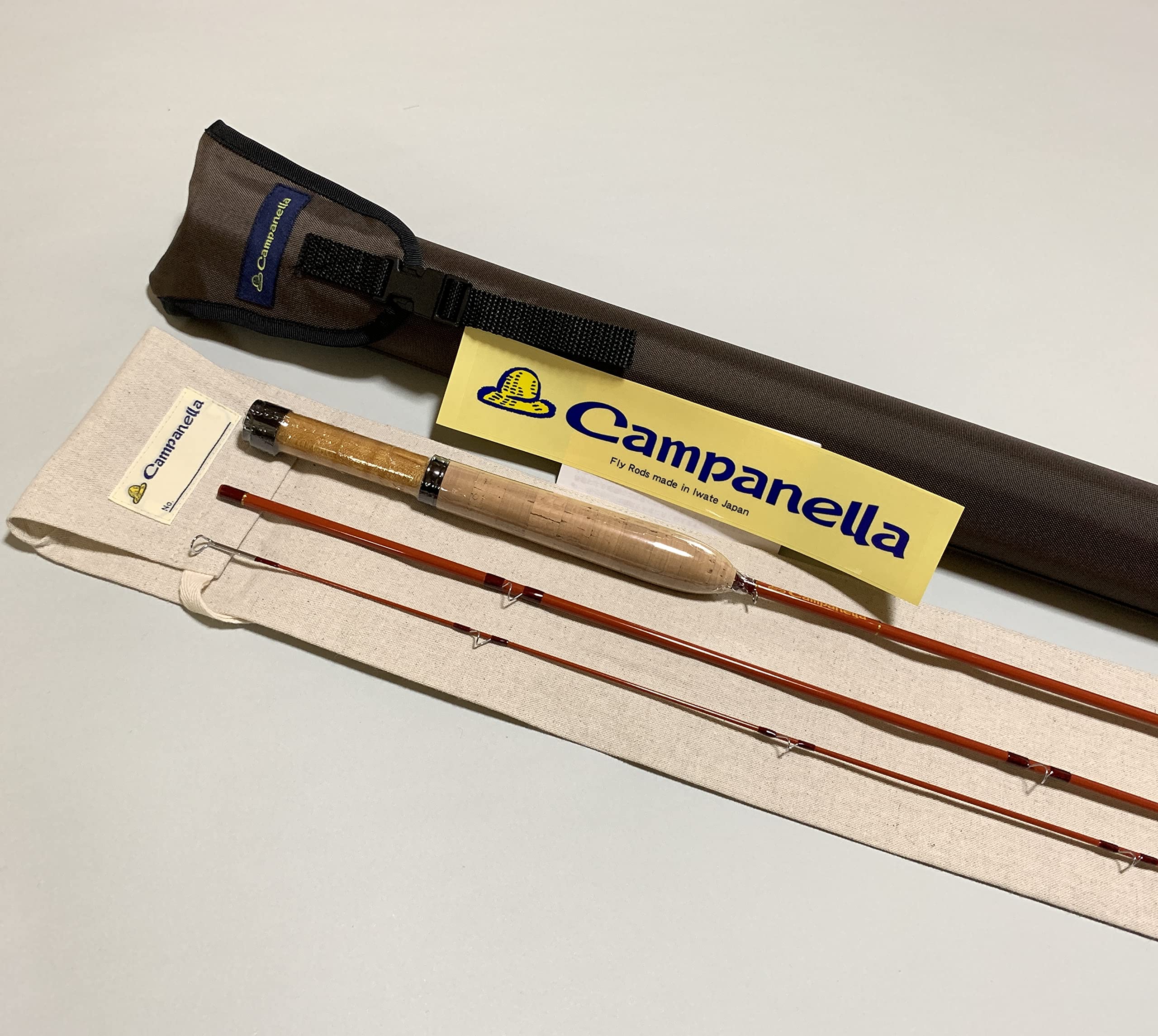 カンパネラ カムパネラ C3753 7'5”#3 フライロッド アルミケース付き