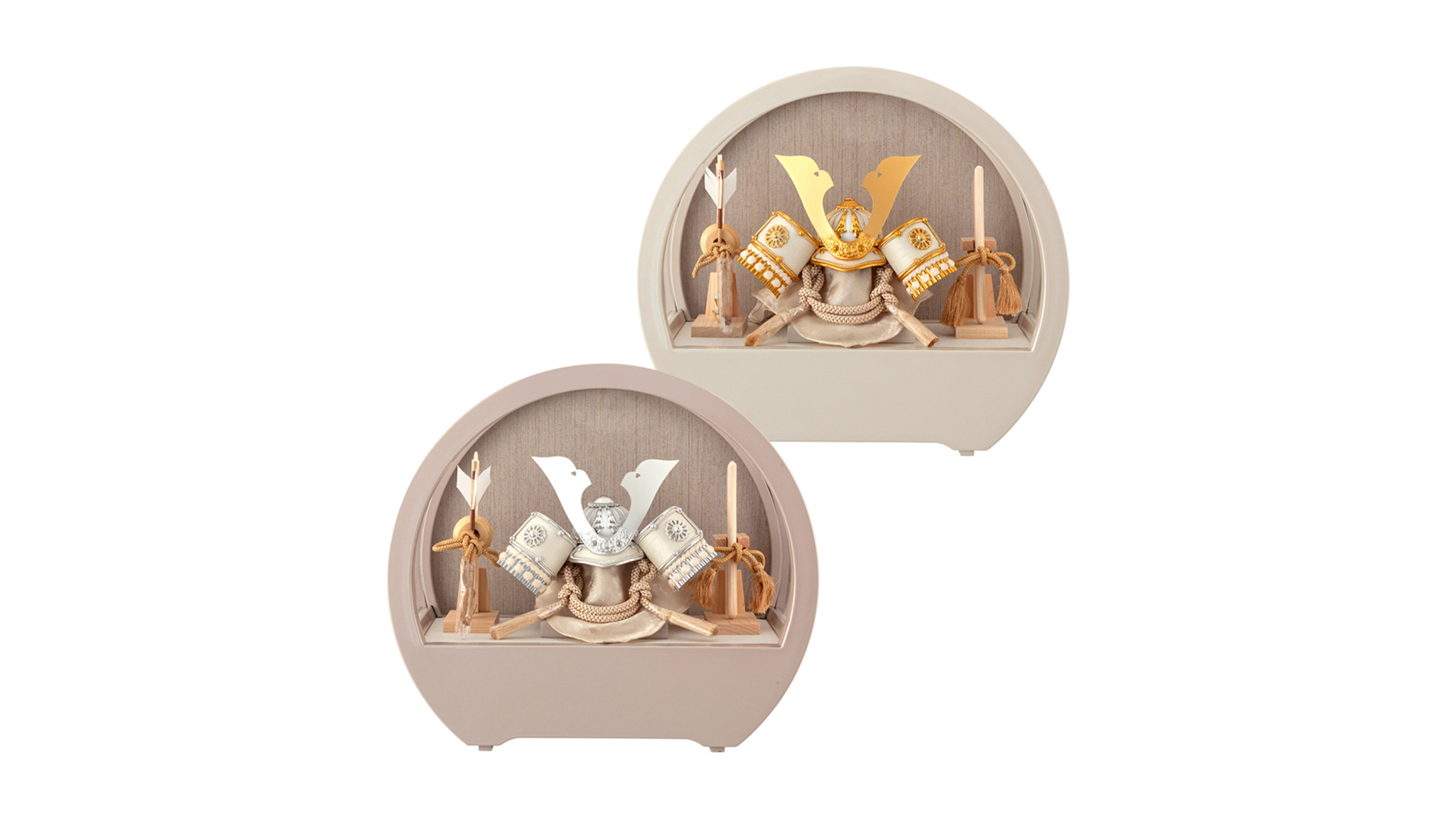 Amazon | 人形屋ホンポ 2026年製 五月人形 コンパクト 兜ケース飾り 兜