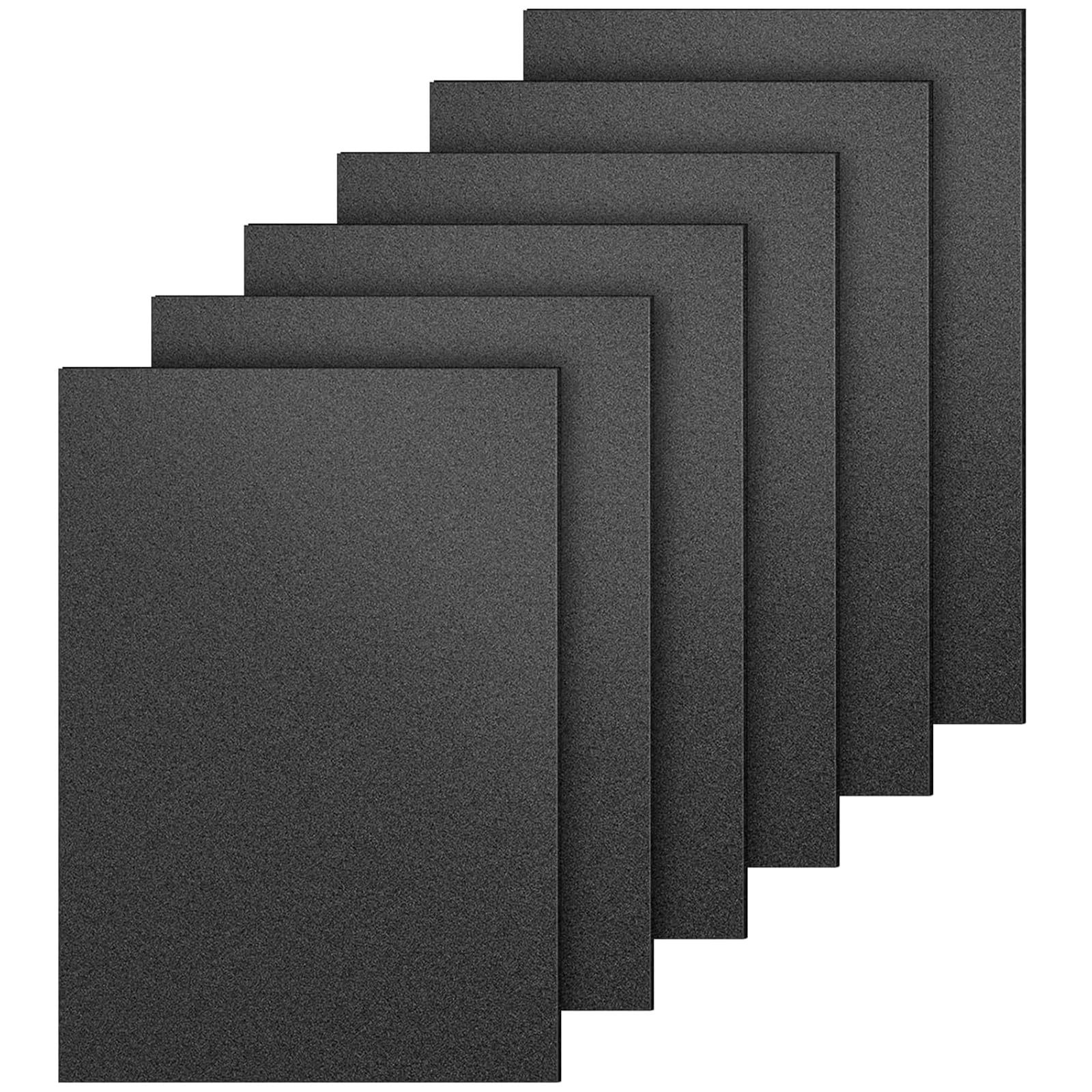 Amazon | DERENYI プラスチック板 黒 abs板 6枚入り 長さ400mm×幅300mm