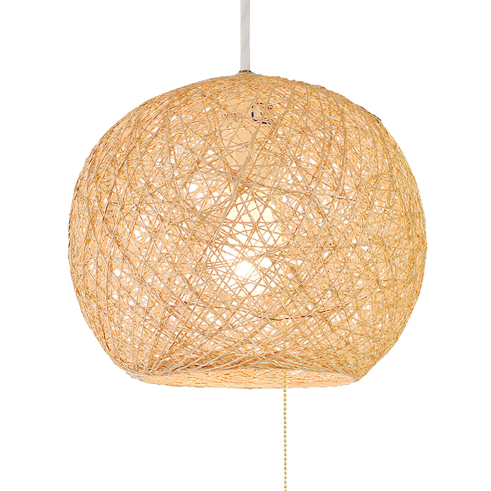 Amazon | キシマ アバカ ペンダントライト Natural 1灯 GEM-6946