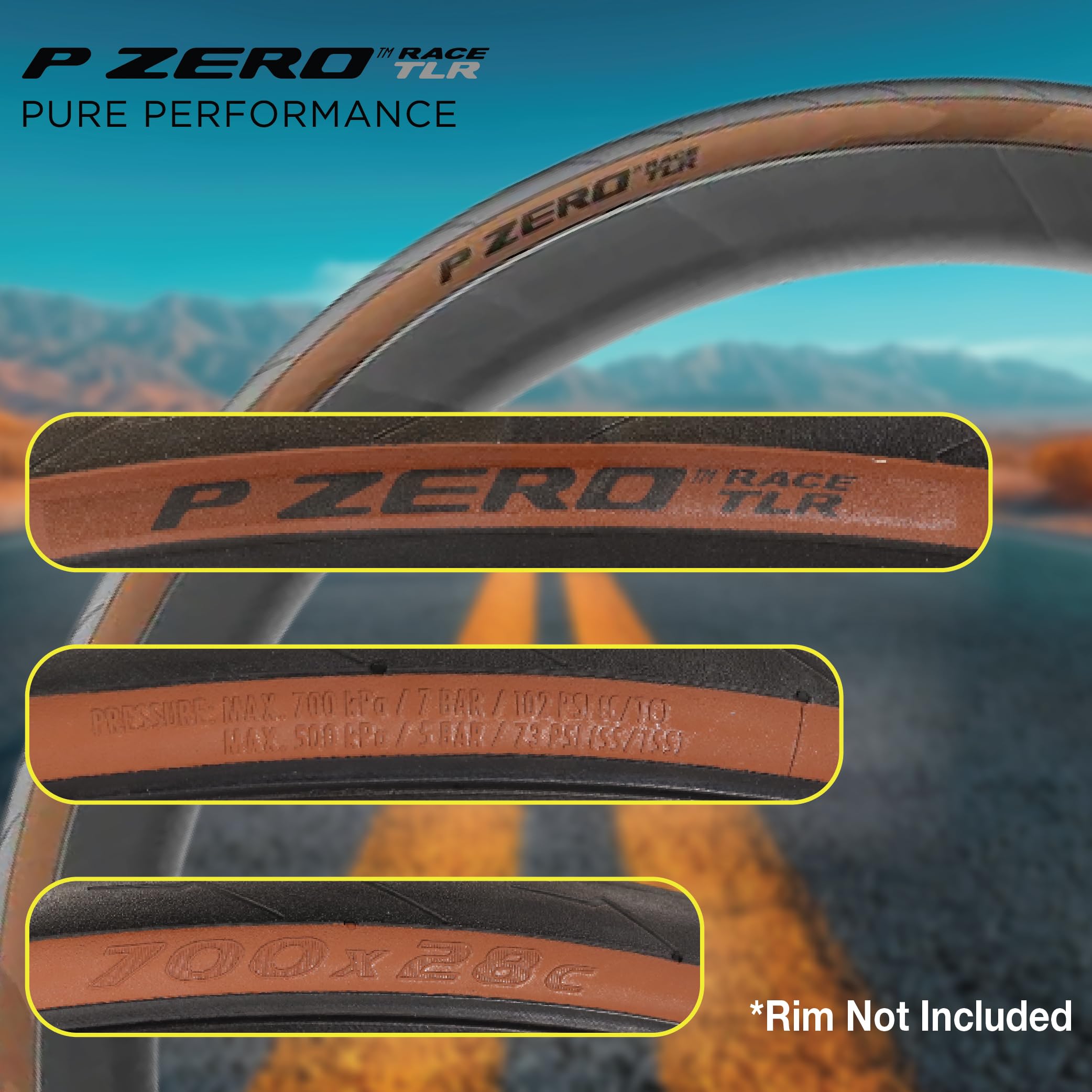 Amazon.com : Pirelli P Zero Race TLR Classic 28-622(700x28c