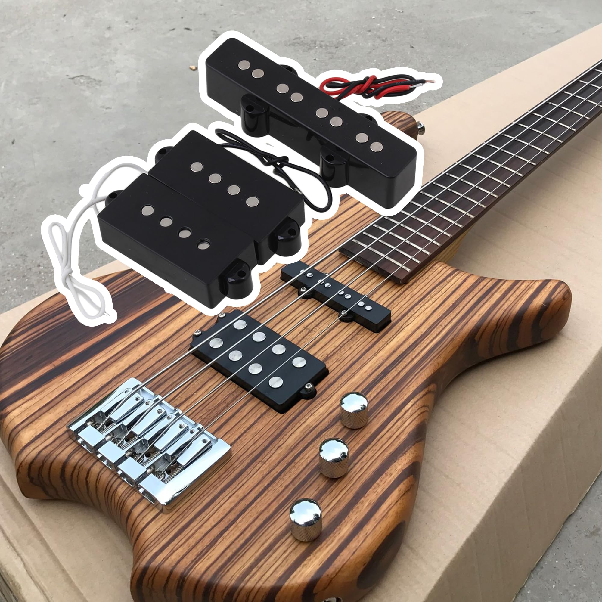 Amazon | Yibuy ブラック ジャズベースブリッジピックアップ