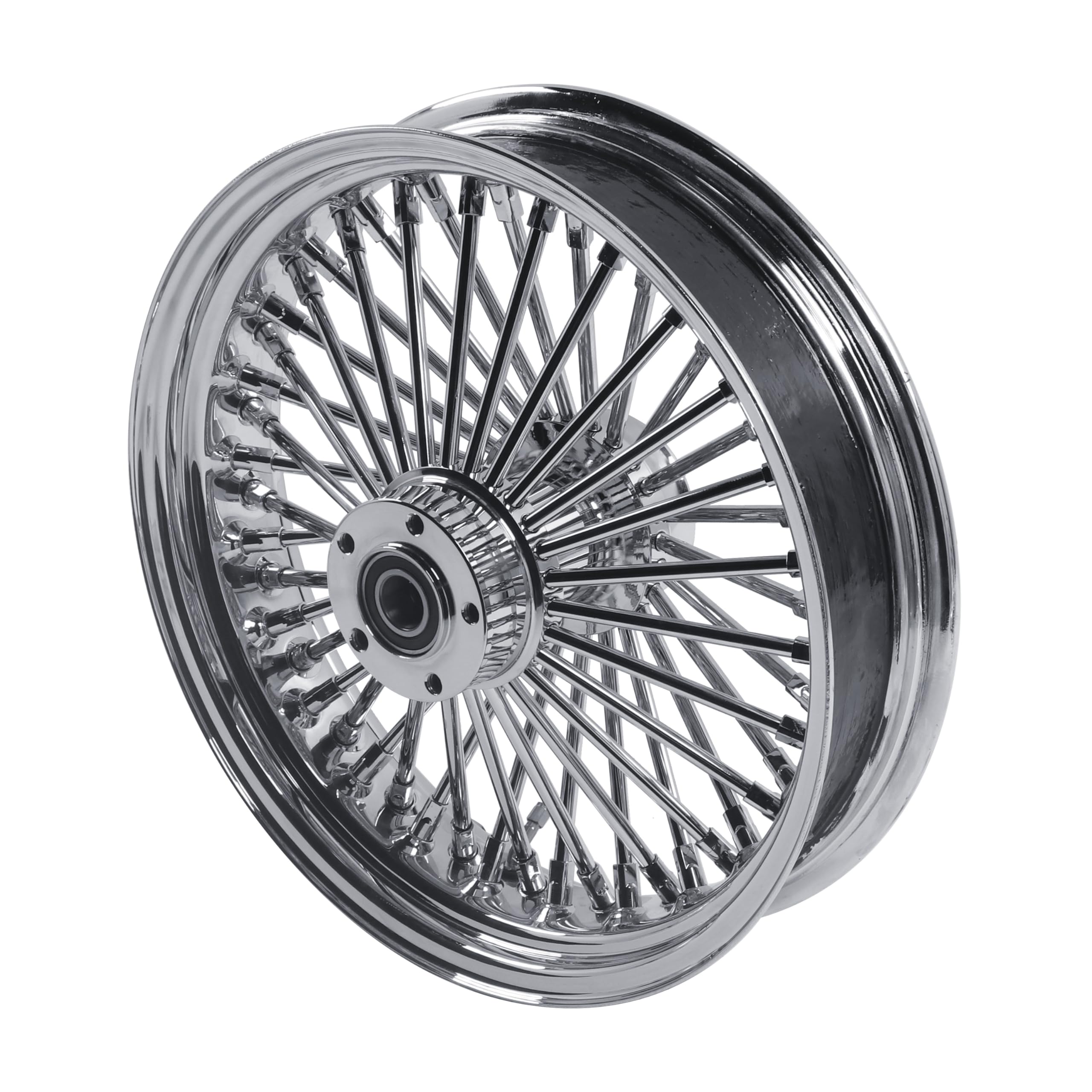 Amazon.co.jp: FatFlex 16インチ リアホイール クロムファットスポーク
