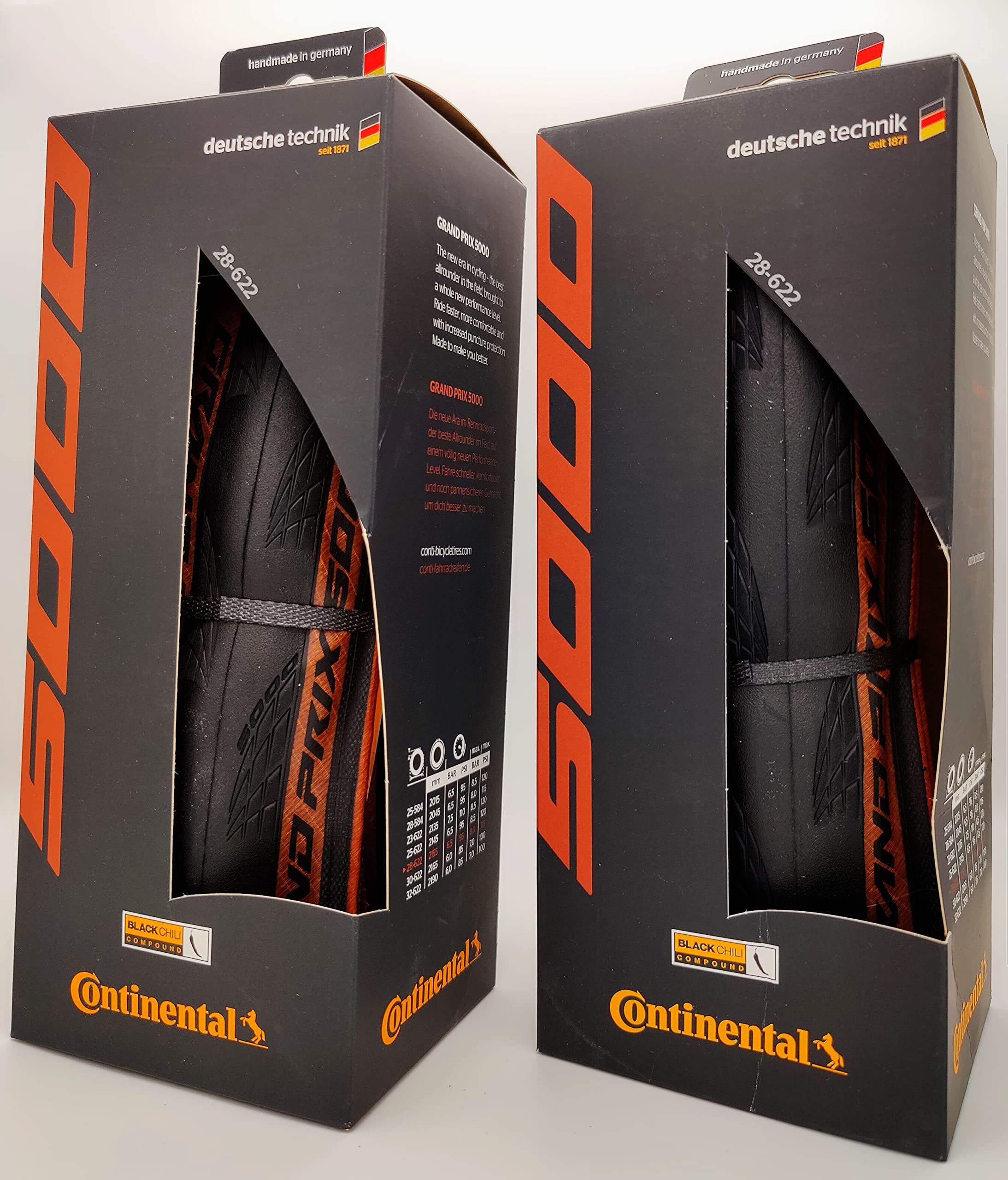 Amazon.com : Continental Pair Grand Prix 5000 Folding Tires