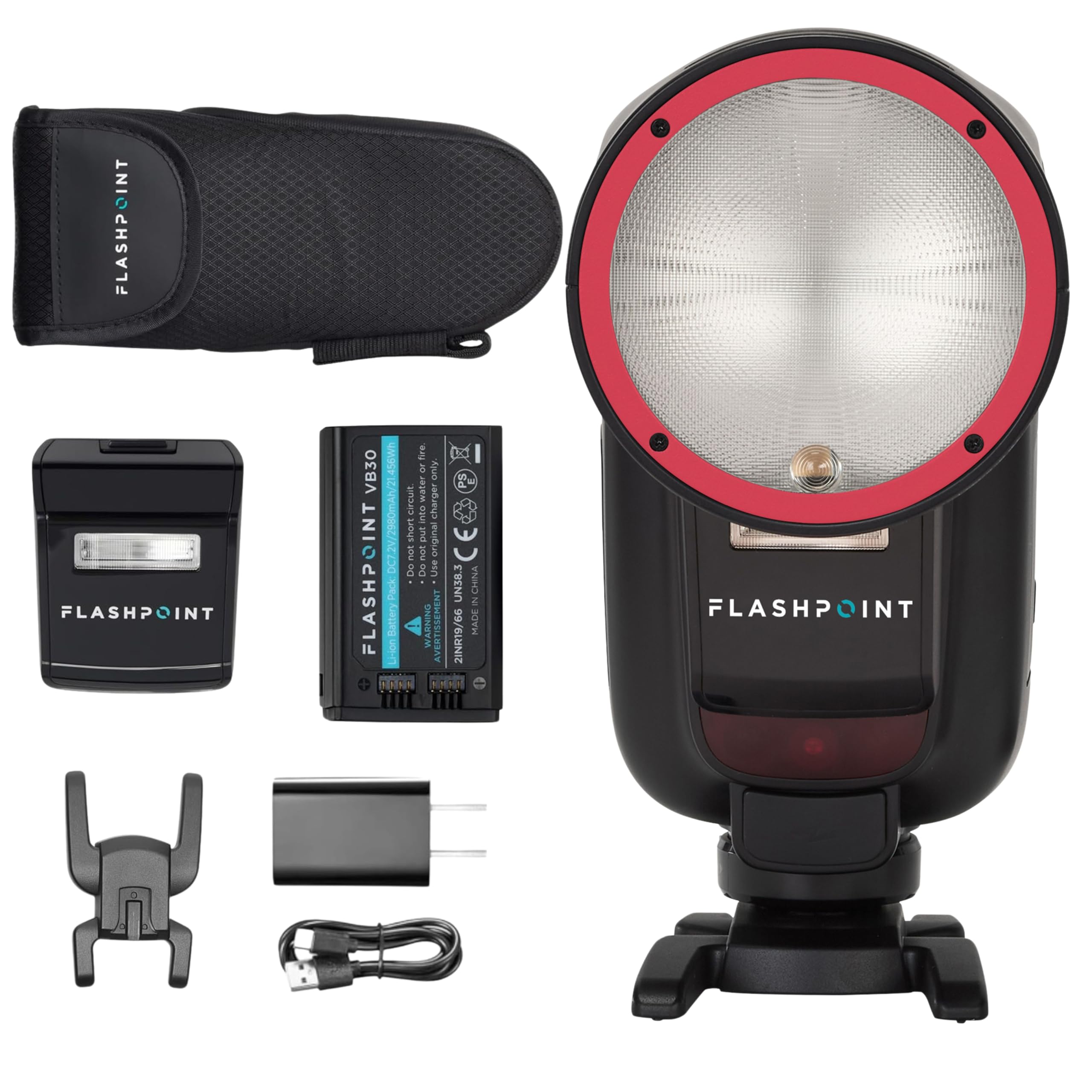 Amazon.com : Flashpoint Zoom Li-on X PRO R2 TTL Round Head Camera