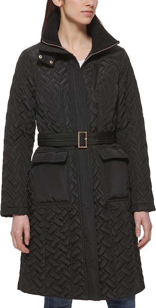 Amazon.com: Cole Haan Women's Outerwear Jacket,Black,Extra Small