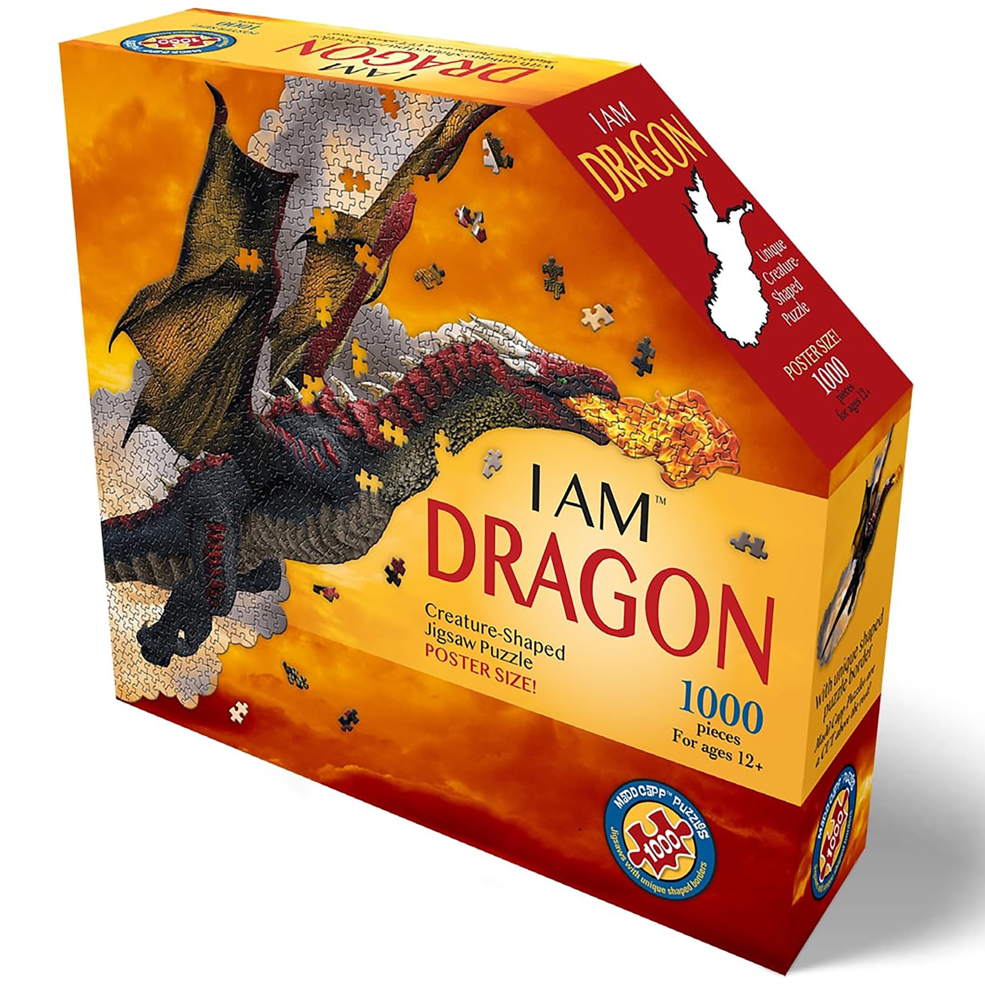 Amazon.com: Madd Capp: I Am Dragon - 1000 Piece Dragon Shaped