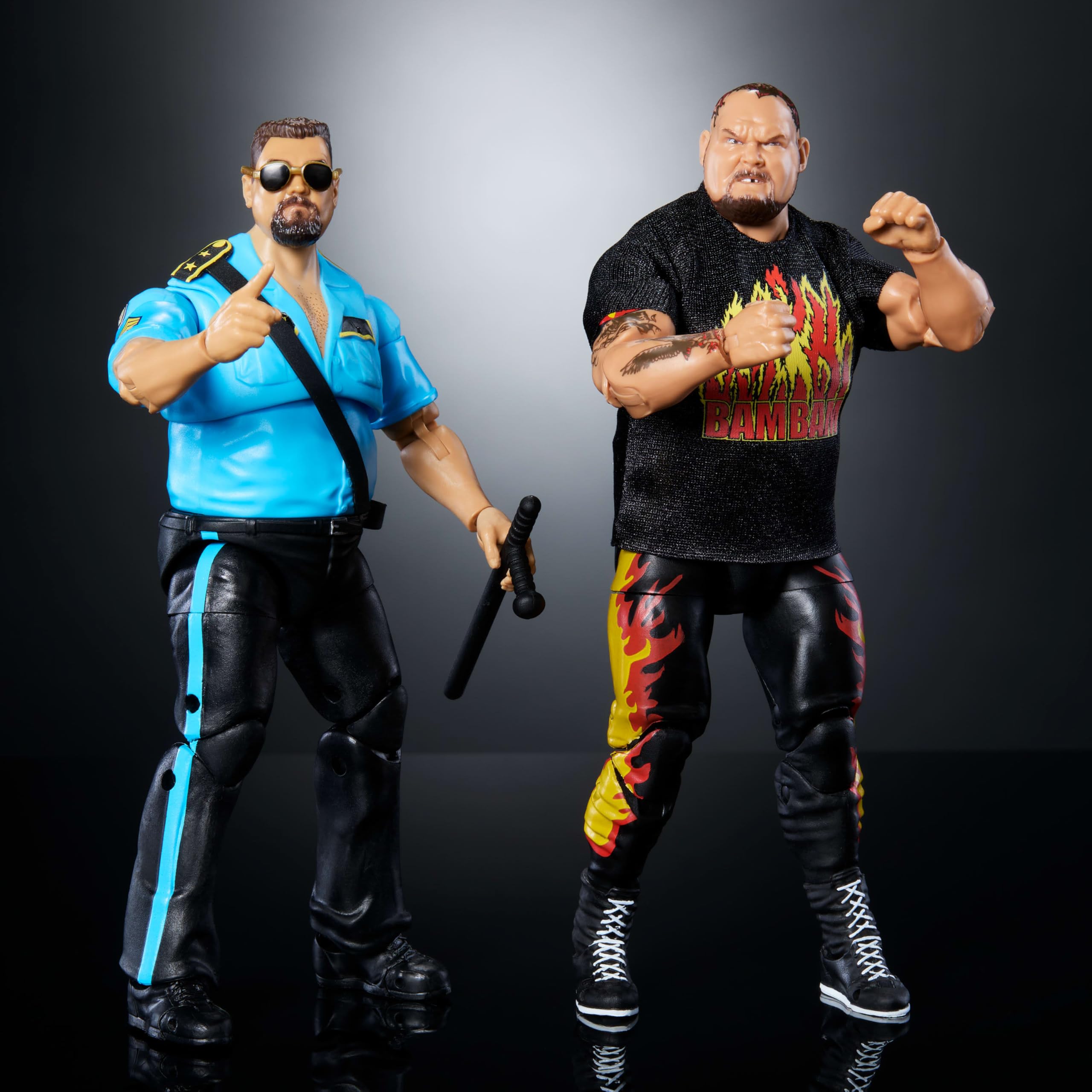 Mattel WWE Coliseum Collection Action Figure 2-Pack with Bam Bam