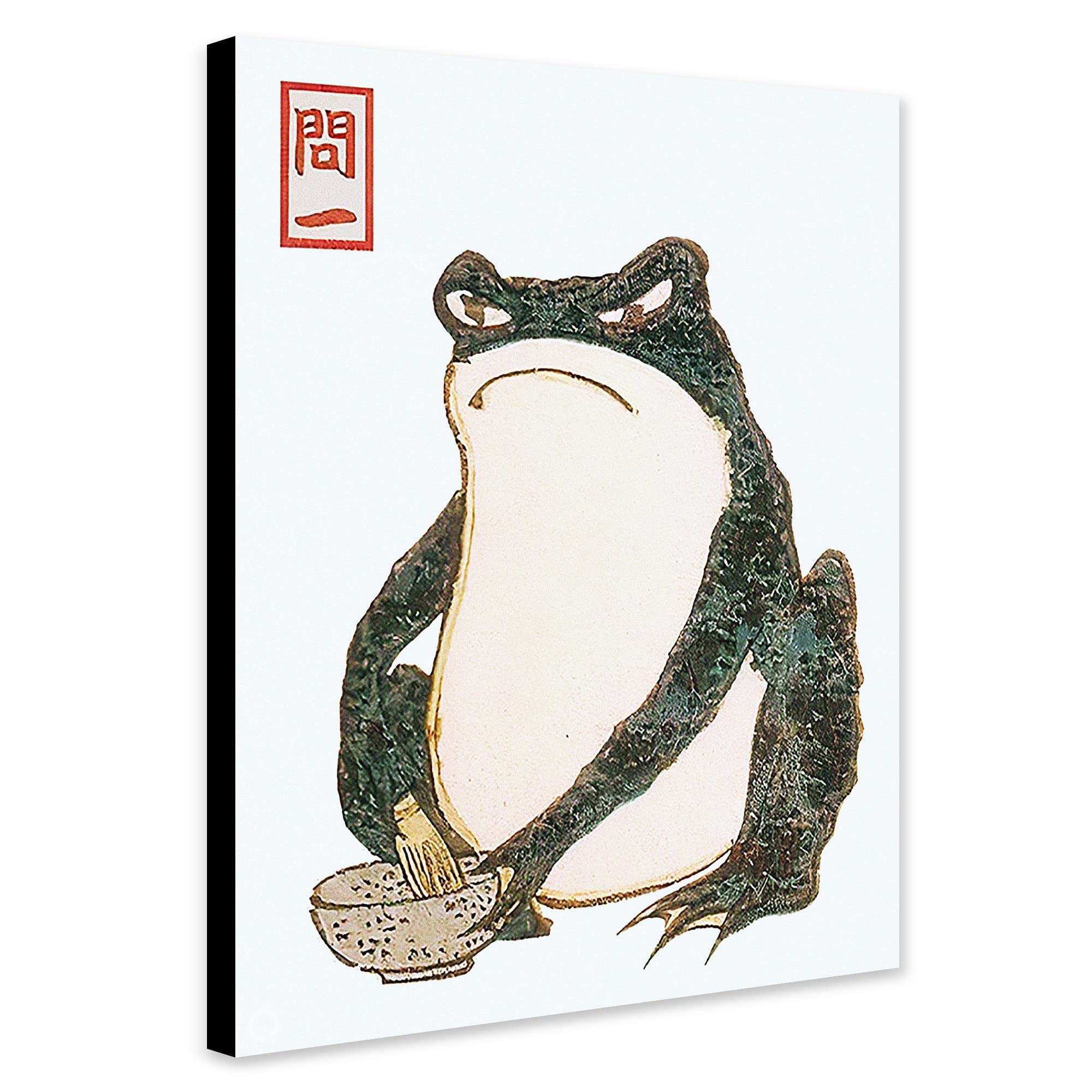 Amazon.com: Vintage Angry Frog - Japanese Art by Matsumoto Hoji