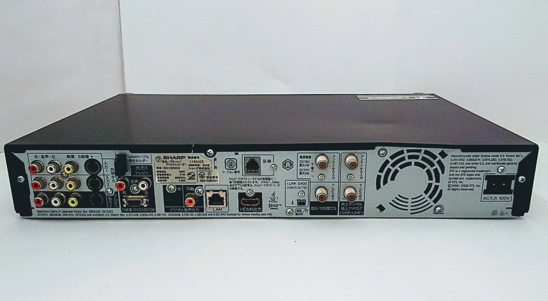 Amazon.co.jp: Sharp Aquos BD-HDW43 320GB 2 Tuner Blu-ray Recorder