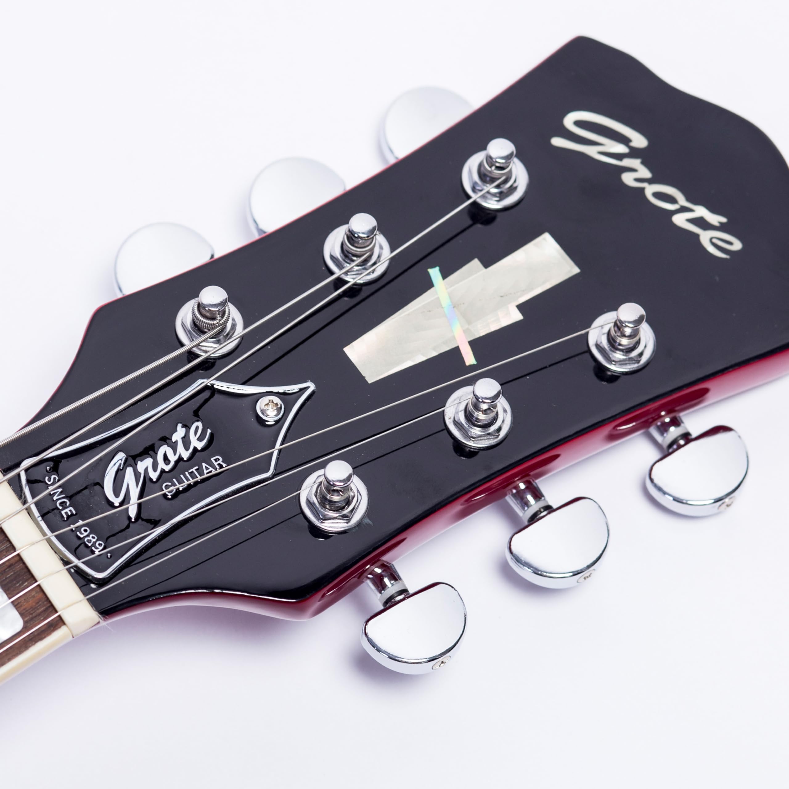 Amazon | GROTE Jazz Electric Guitar Semi-Hollow Body Chrome