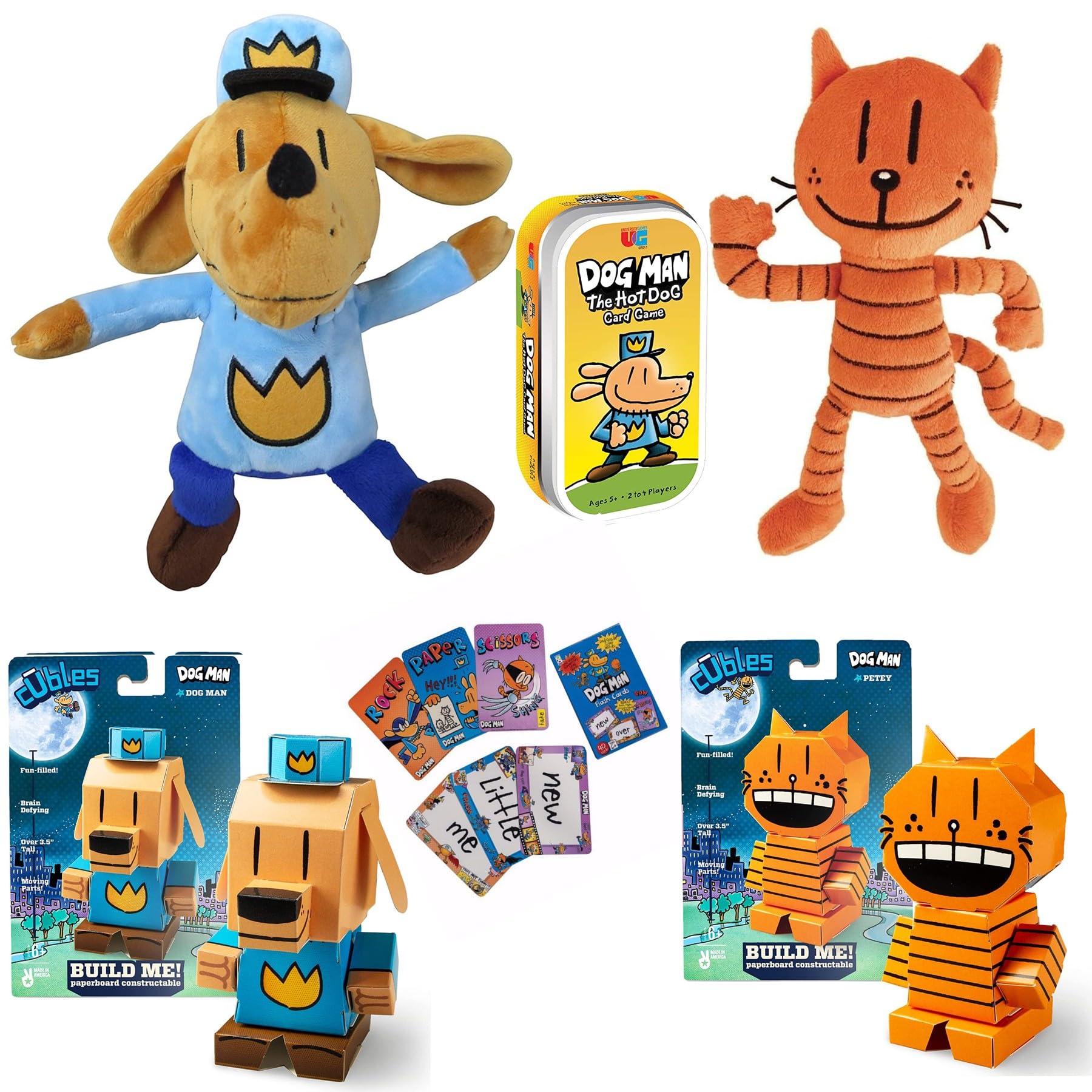 Amazon.com: Dav Pilkey Dog Man Hero Gift Set includes MerryMakers