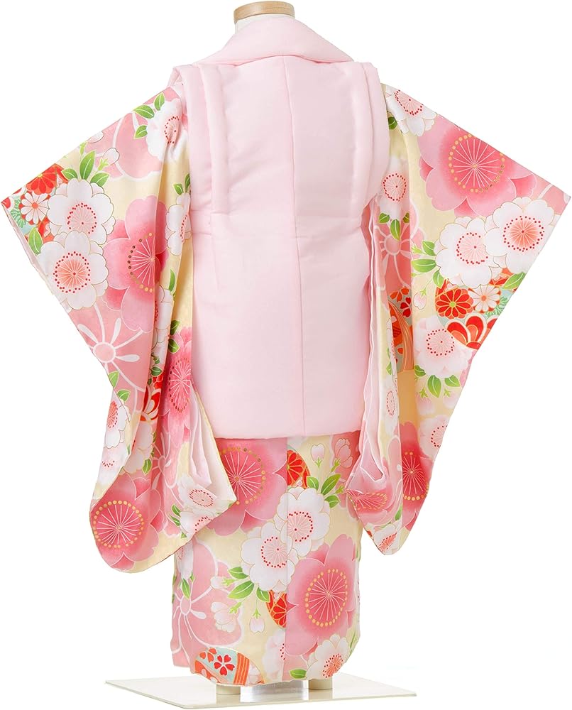 Amazon | 七五三 着物 3歳 被布セット 女の子 京都花ひめ まり3