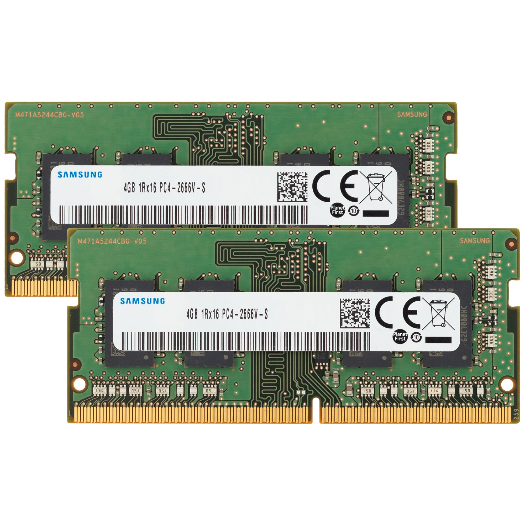 7348☆SAMSUNG DDR4 PC4-2666V 8GB×2 計16GB 動作品