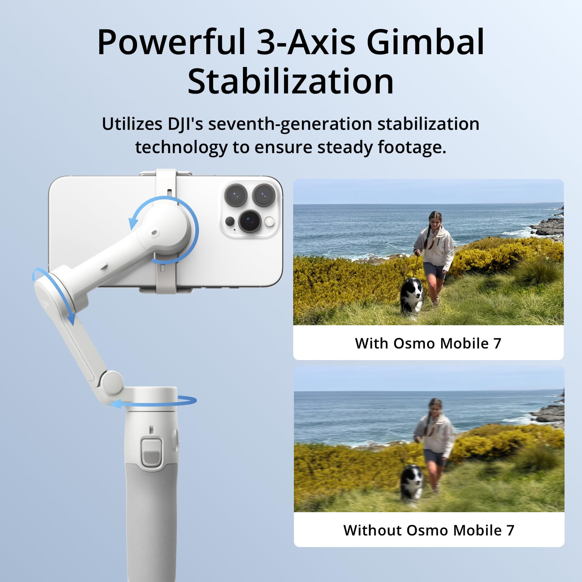 Amazon.com: DJI Osmo Mobile 7 Gimbal Stabilizer for iPhone