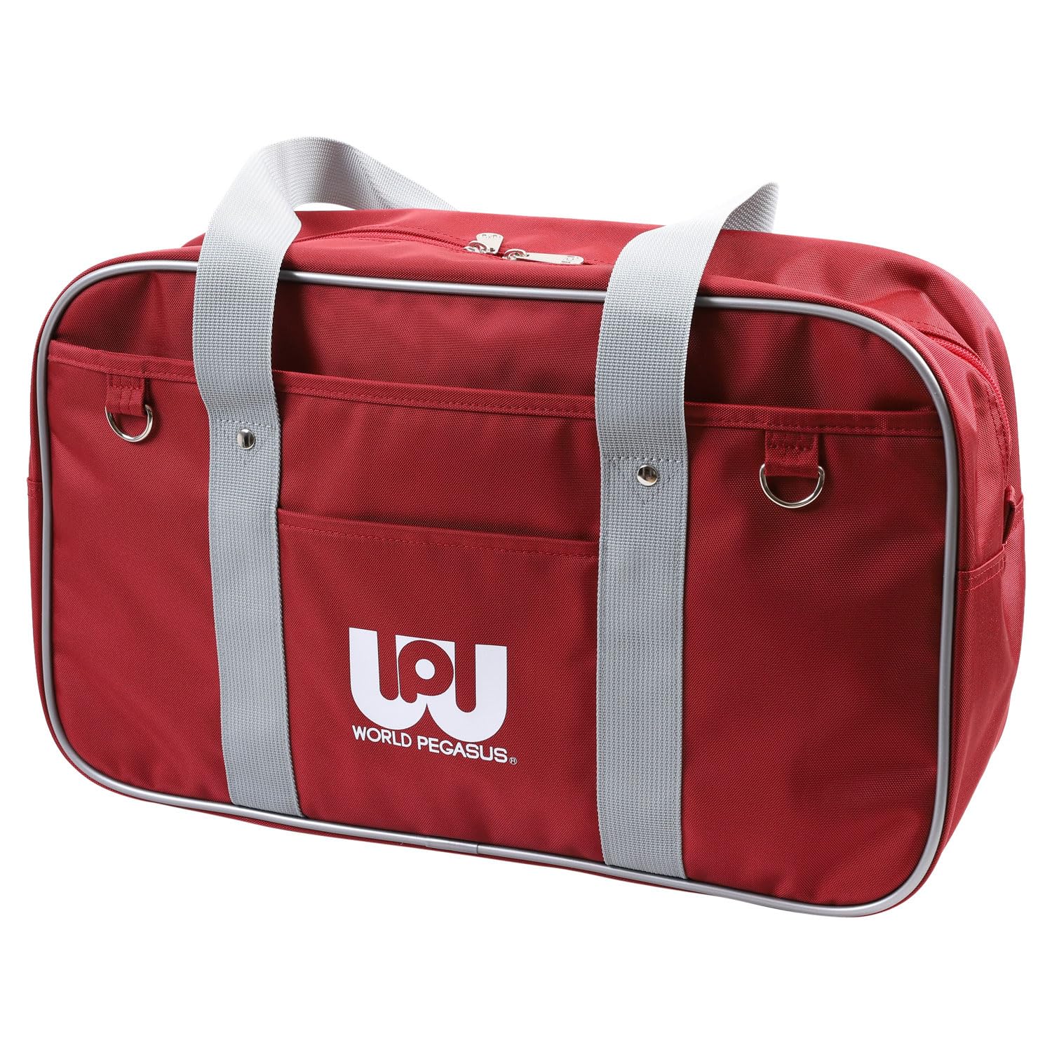 Amazon | [ワールドペガサス] スクールバッグ WP001 レッド