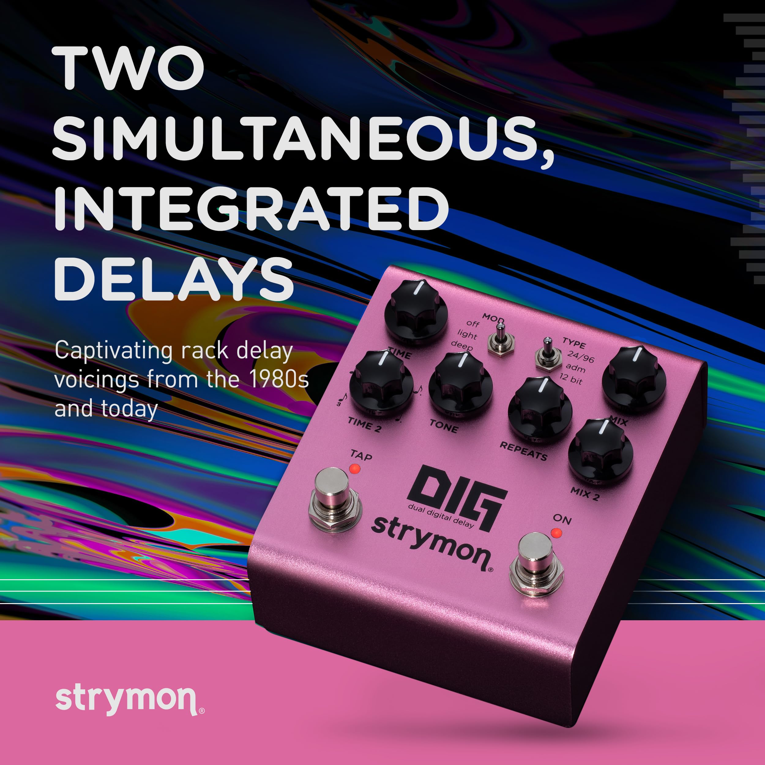 Amazon.com: Strymon DIG V2 Dual Digital Delay Guitar Effects Pedal