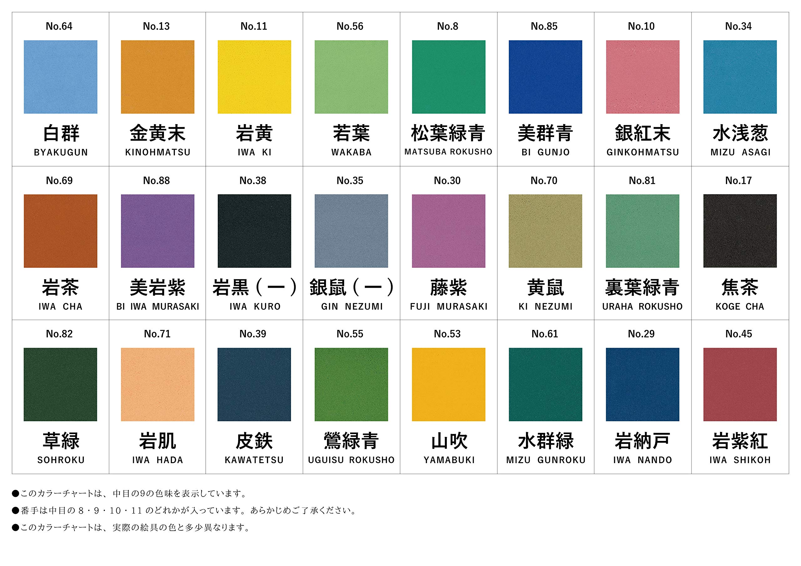 Amazon | 吉祥 日本画用絵具 岩絵具 24色セット | 絵具 通販