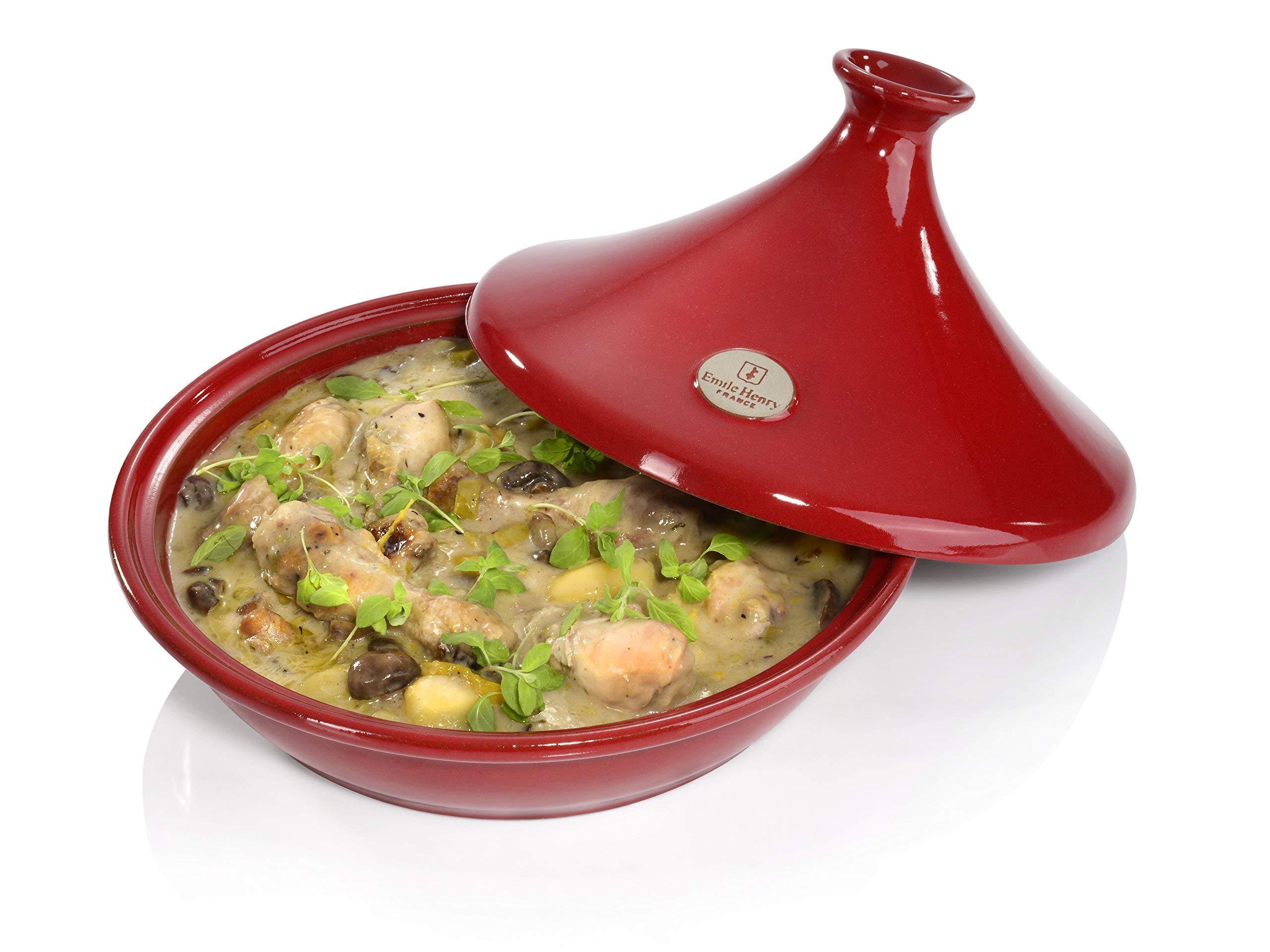 Amazon｜Emile Henry フラムシリーズ タジン L 32cm フラムレッド 5532