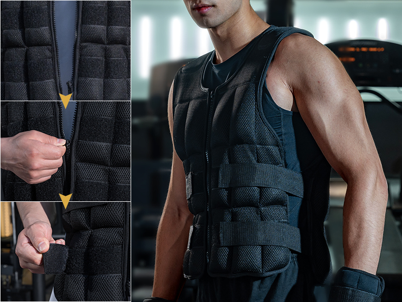 Amazon.co.jp: AIFY ウエイトベスト ウエイトジャケット 加重ベスト