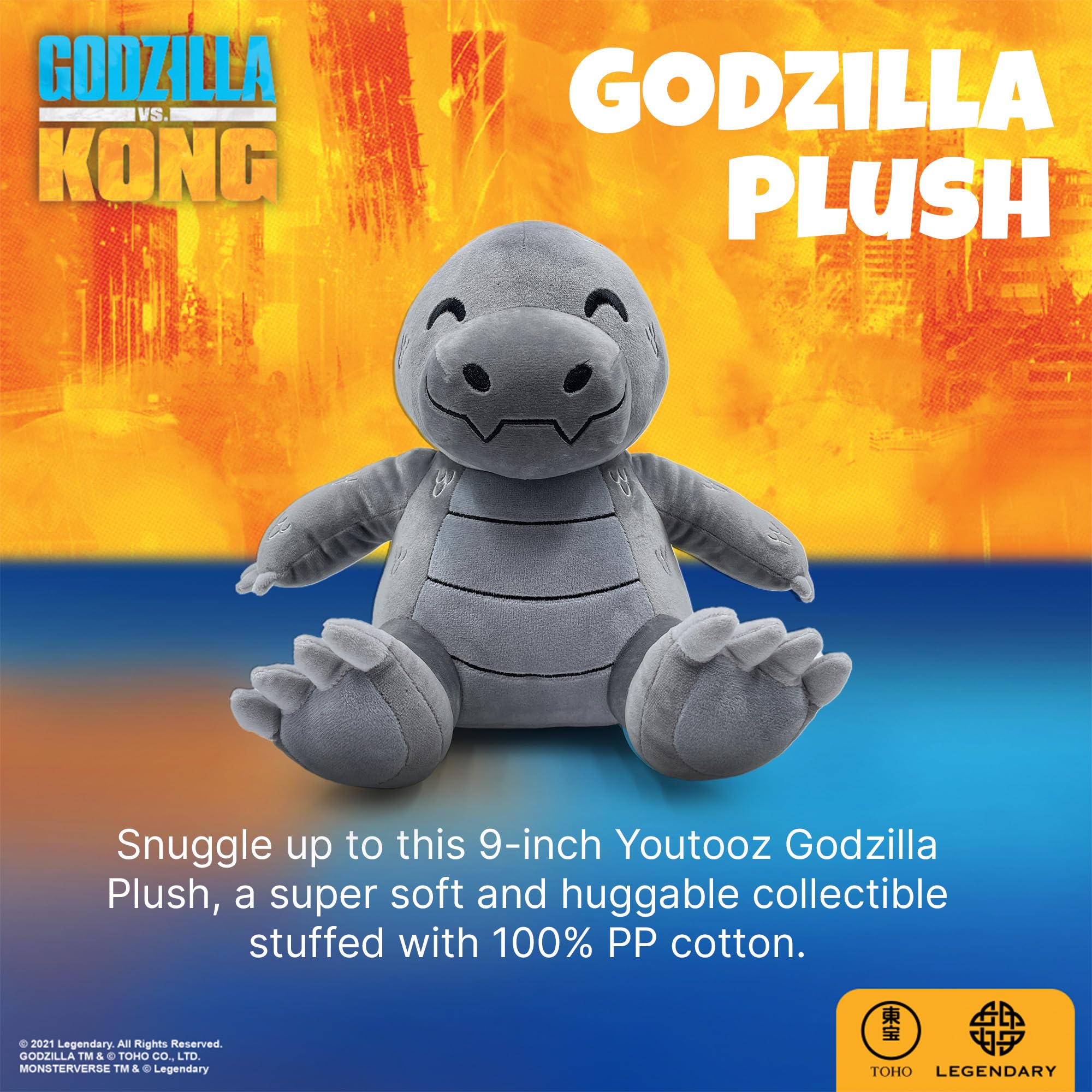 Amazon.co.jp: ゴジラぬいぐるみ 9インチ 公式ライセンス ソフト怪獣