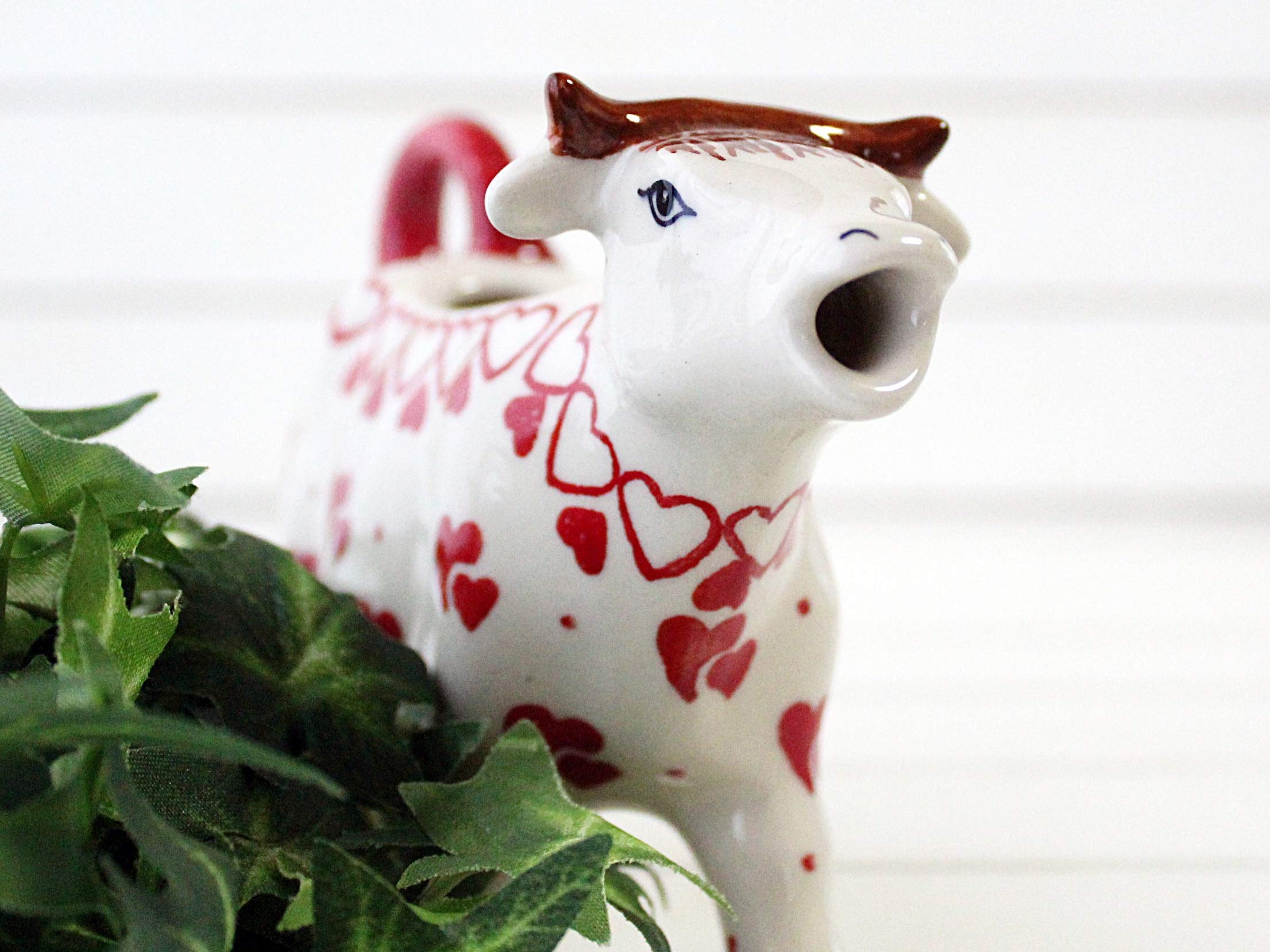 Amazon｜ポーリッシュポタリー (ポーランド食器) 牛のピッチャー