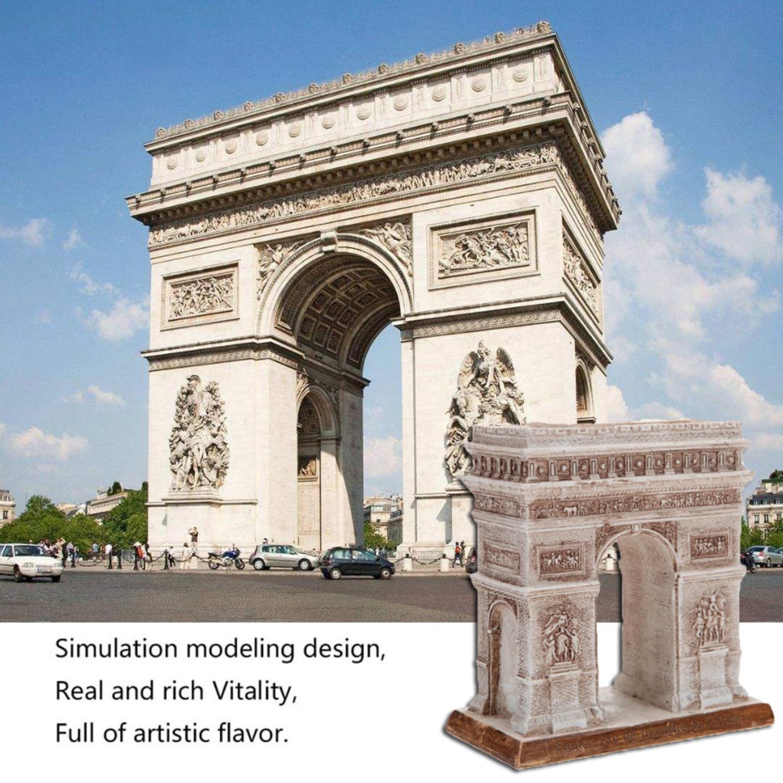 Amazon.co.jp: NUNETH室内装飾用彫刻、フランス凱旋門像、ランドマーク