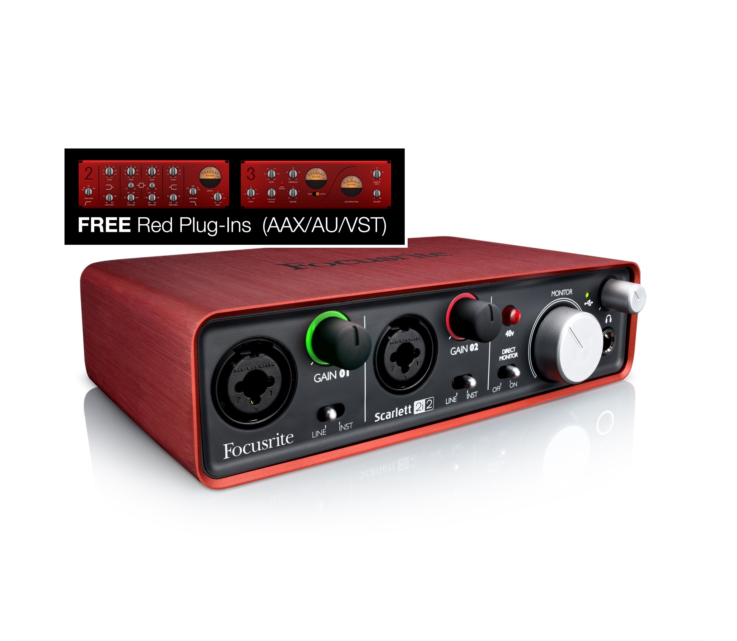 Amazon.co.jp: Focusrite Scarlett 2i2 オーディオインターフェイス