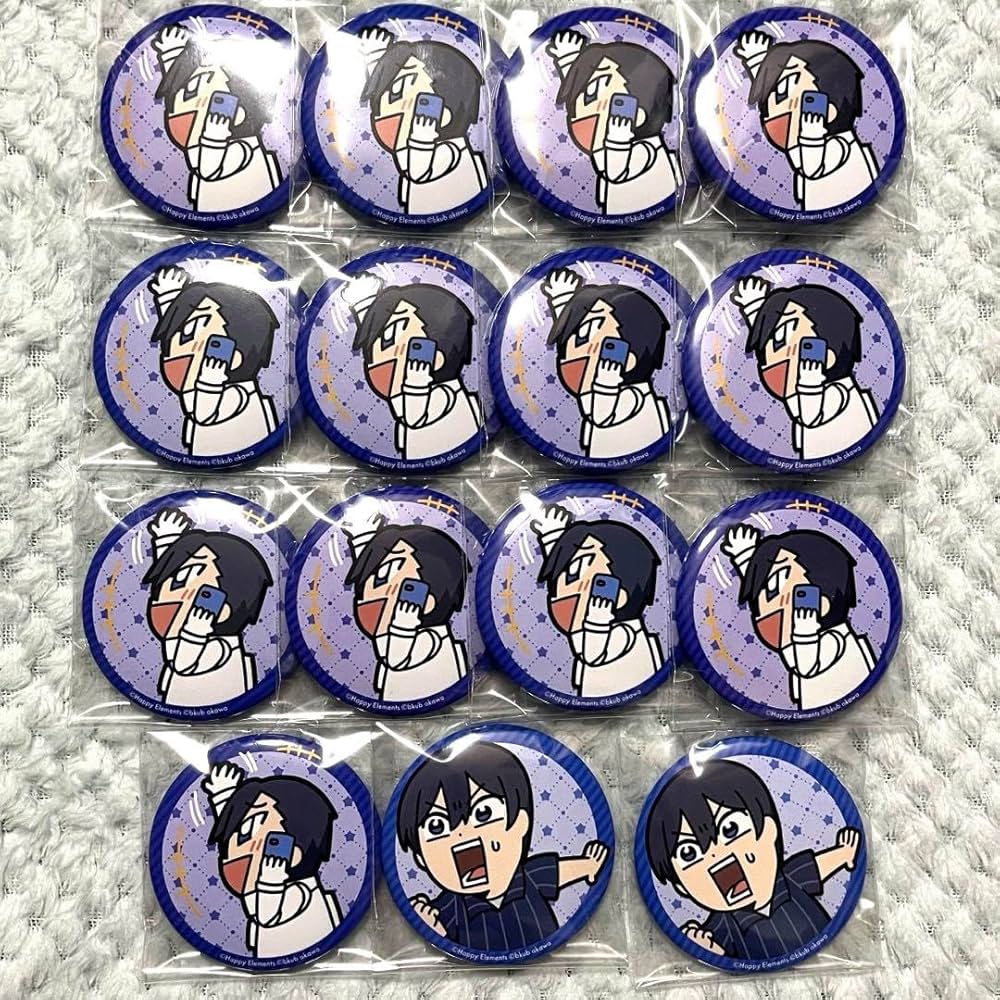 Amazon.co.jp: あんスタ ぶくスタ 氷鷹北斗 氷鷹誠矢 缶バッジ ぶくぶ