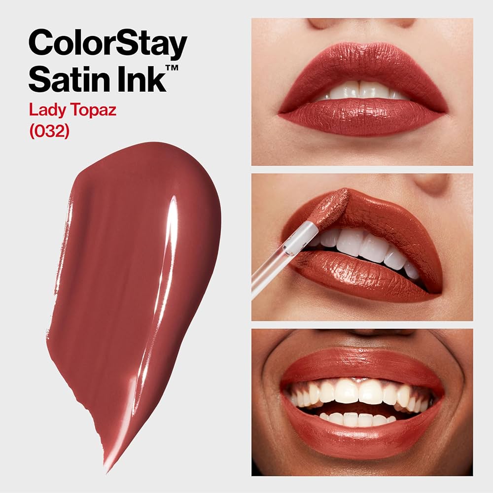 Amazon.com : REVLON Liquid Lipstick, Lip Makeup, ColorStay Satin