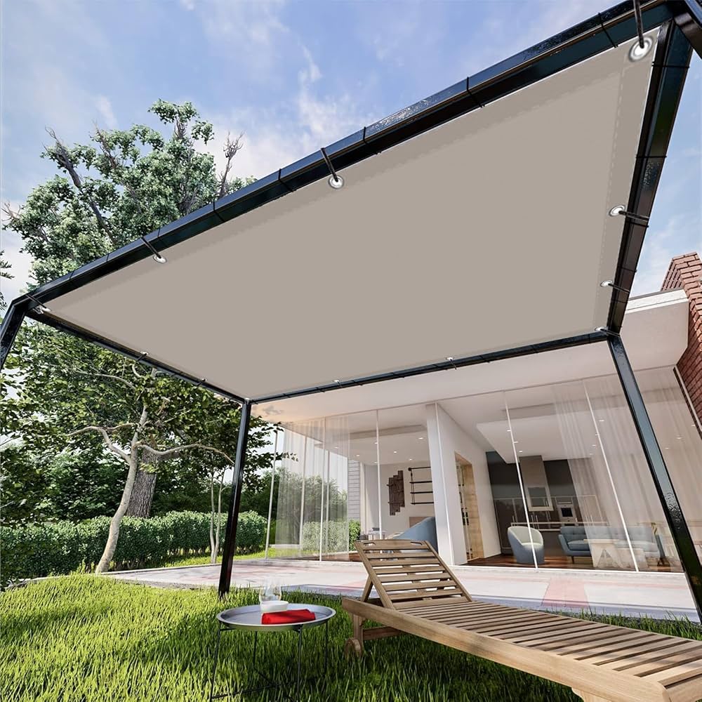 Amazon.co.jp: 日よけ シェード オーニング 1.6 x 2 m UVカット 撥水