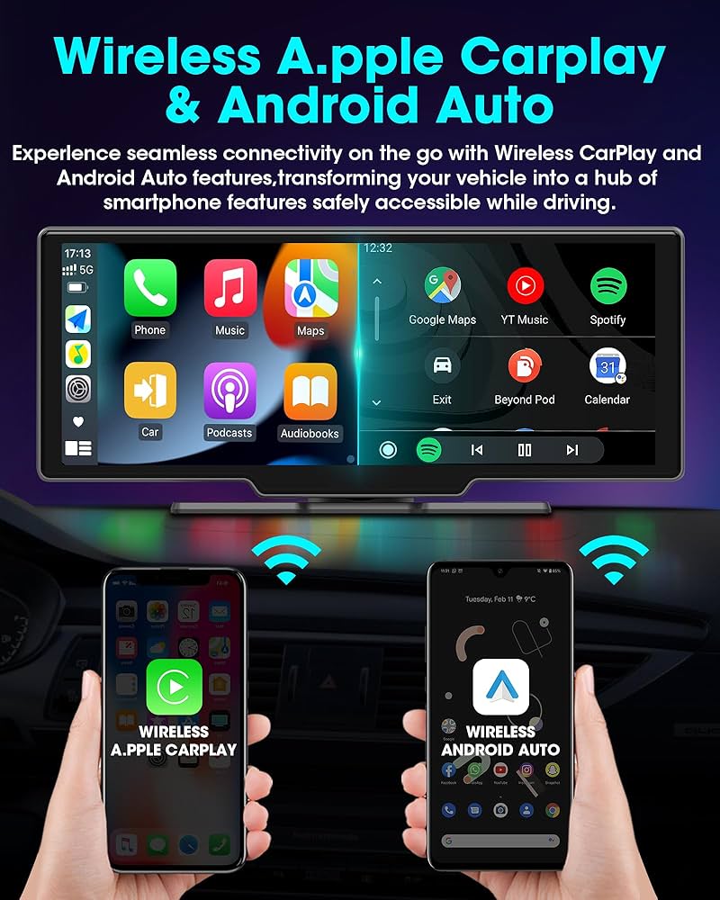 Wireless, CarPlay, Android Automatic 10.26