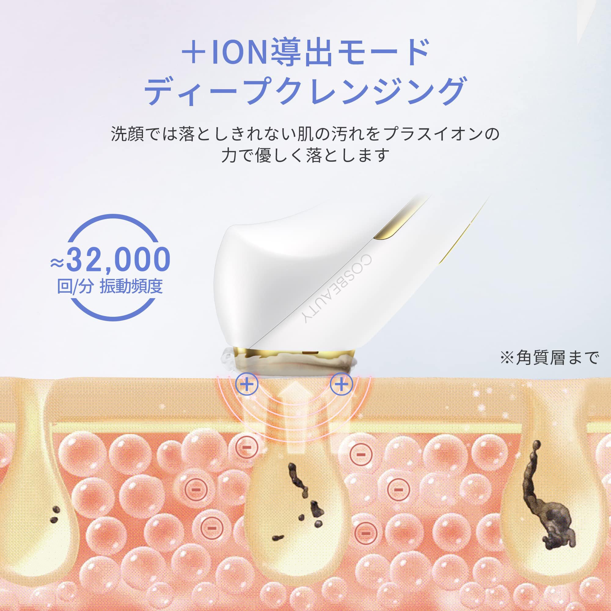 Amazon.co.jp: EMS 美顔器 リフト COSBEAUTY【1台8役】リフトアイロン