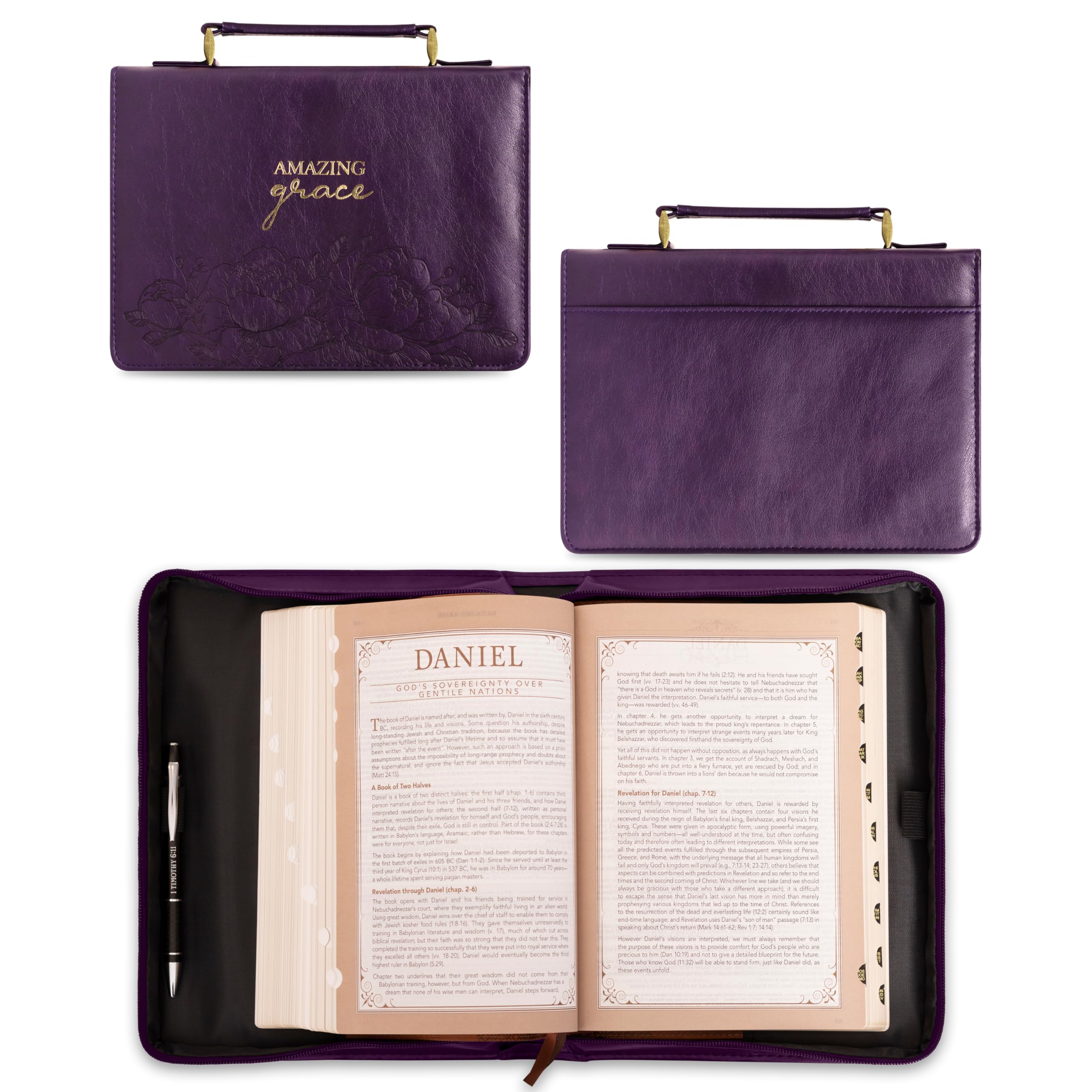 Amazon.co.jp: Christian Art Gifts フェイクレザー 聖書カバー 男女