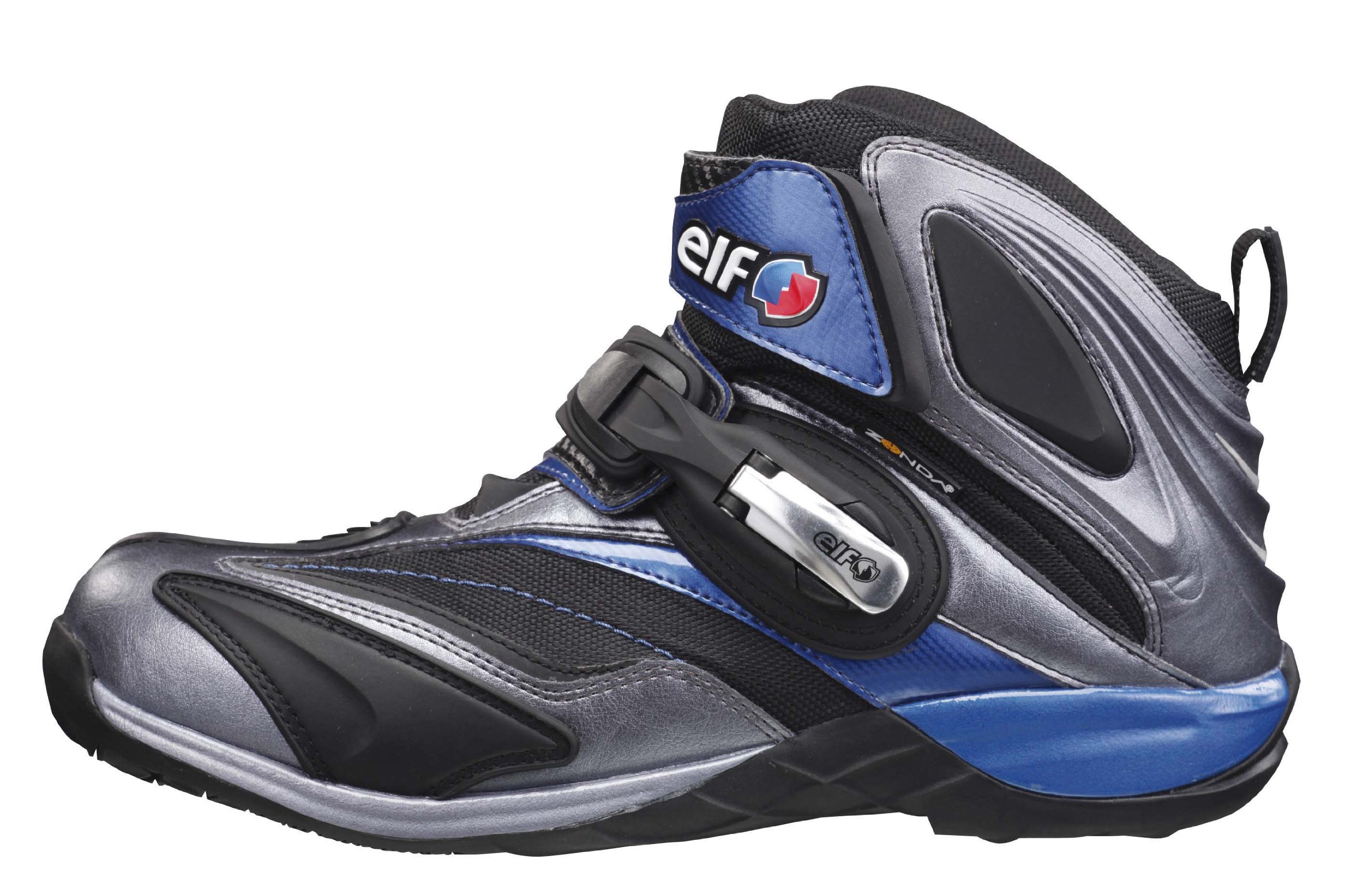 Amazon.co.jp: エルフ(ELF) バイクシューズ Synthese 14 シルバー