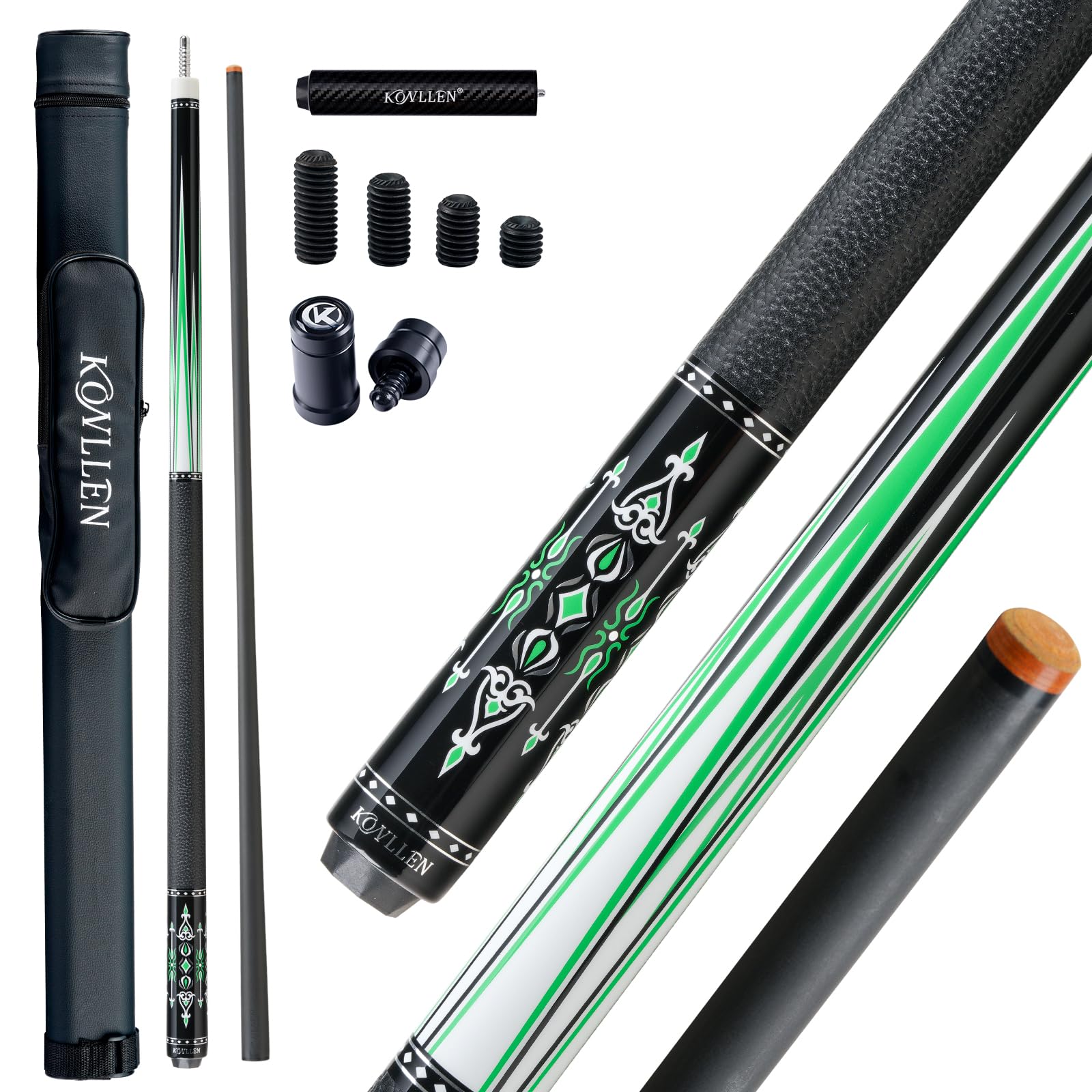 KONLLEN フルカーボン ブレイクキュー ビリヤード ラジアル バットのみ