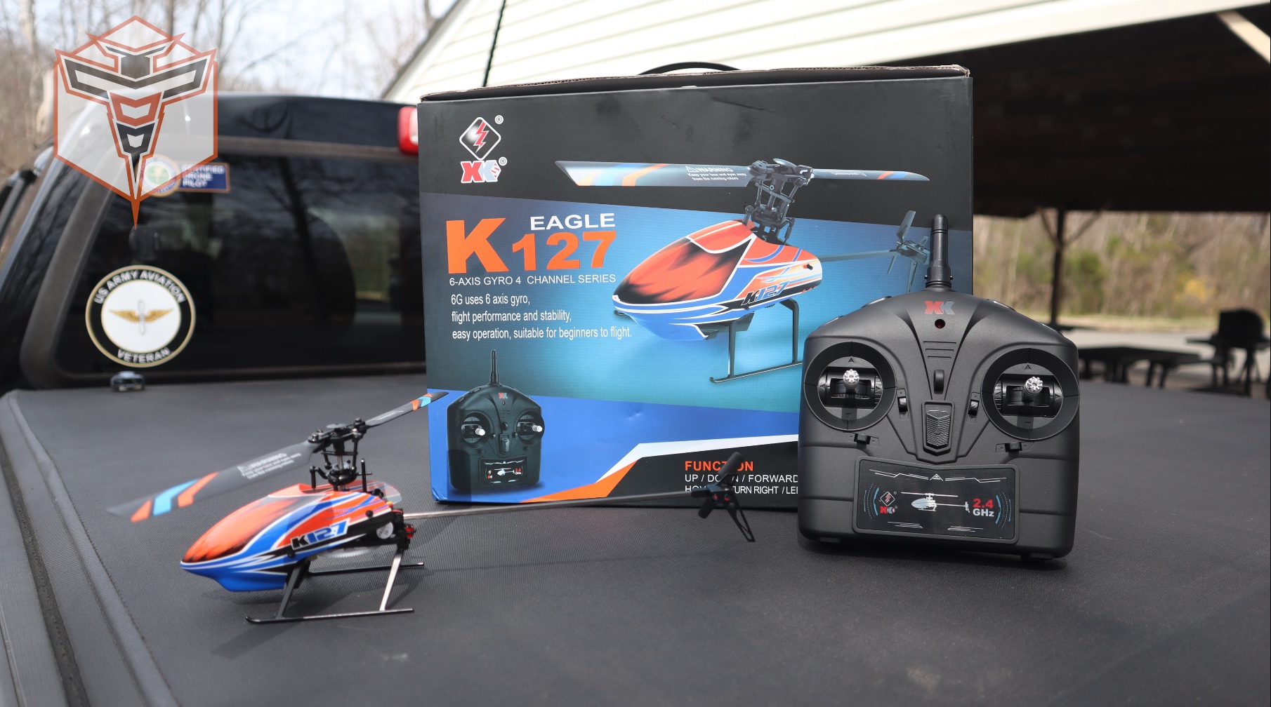 Watch XK Eagle K127 Remote Control Helicopter on Amazon Live