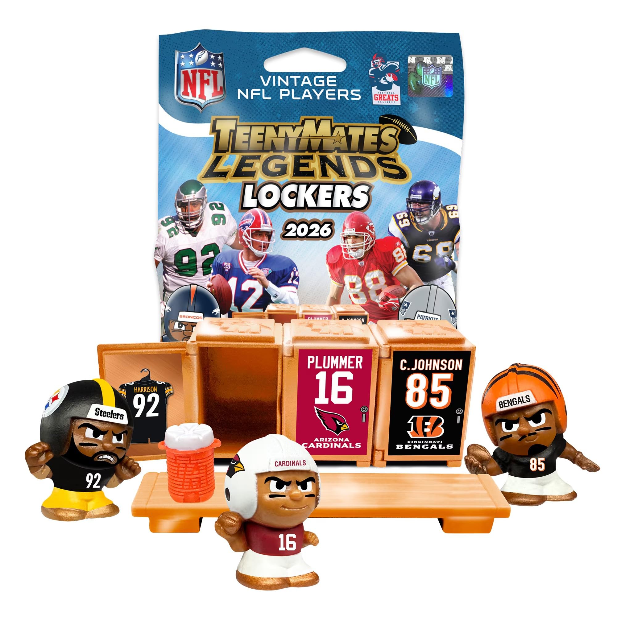 Amazon.com: TeenyMates Party Animal 2026 NFL Legends Series 4
