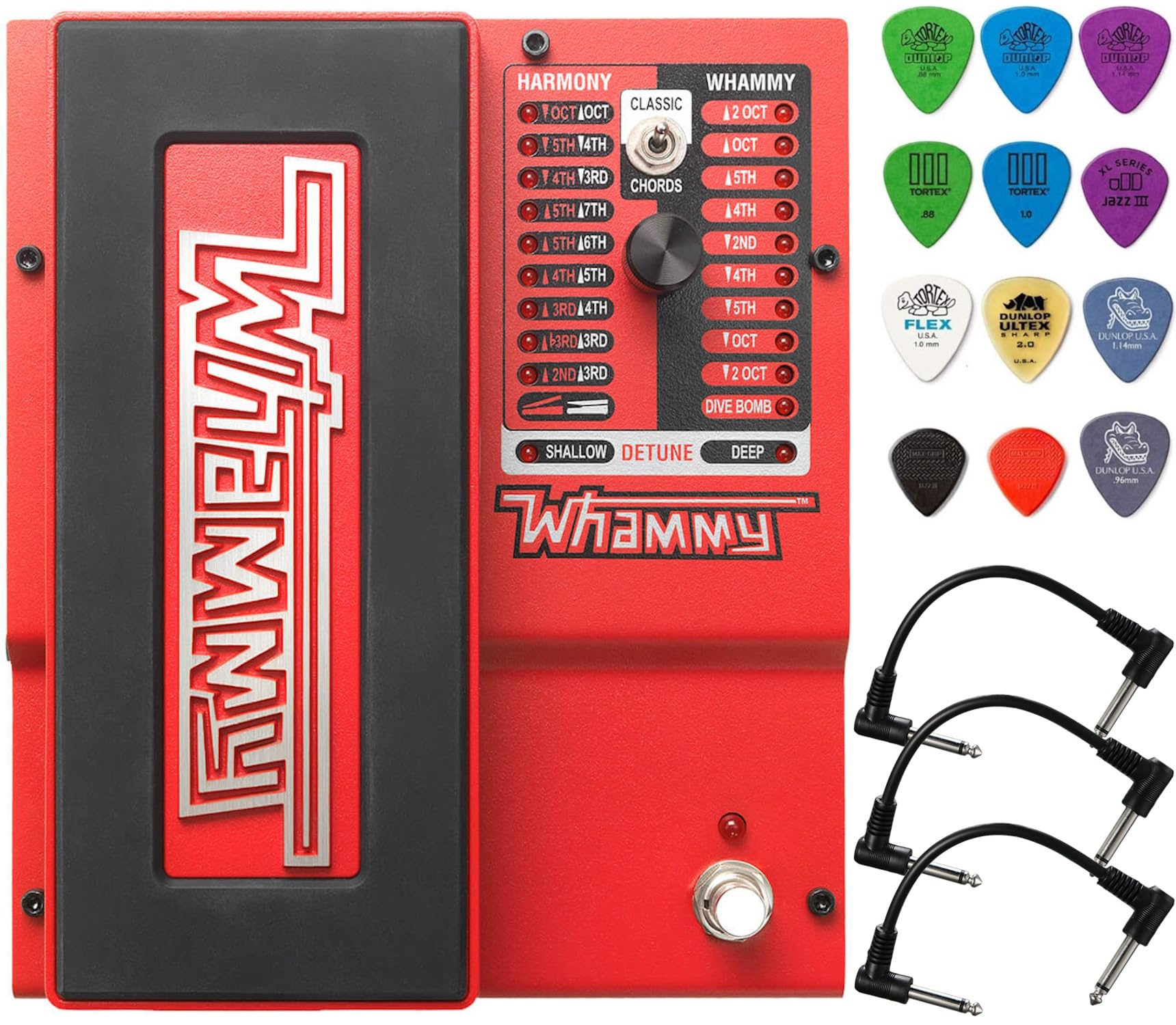 Amazon.com: Digitech Whammy 5 Pitch Shift Pedal Bundle with 3