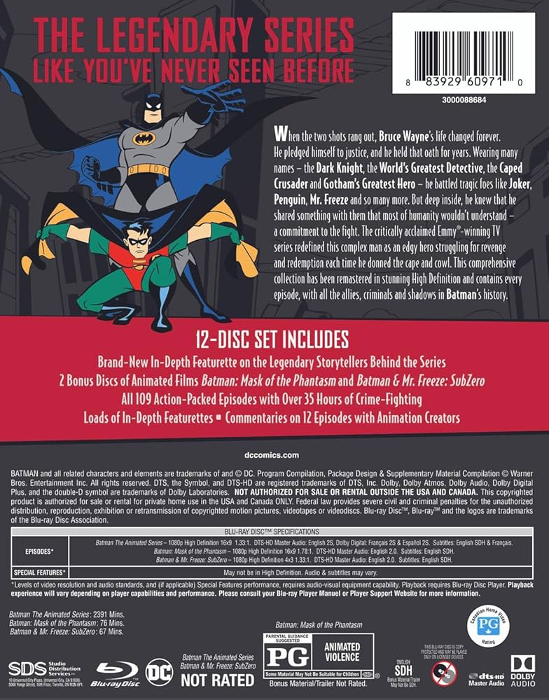 Amazon.co.jp: Batman The Complete Animated Series Blu-ray : DVD