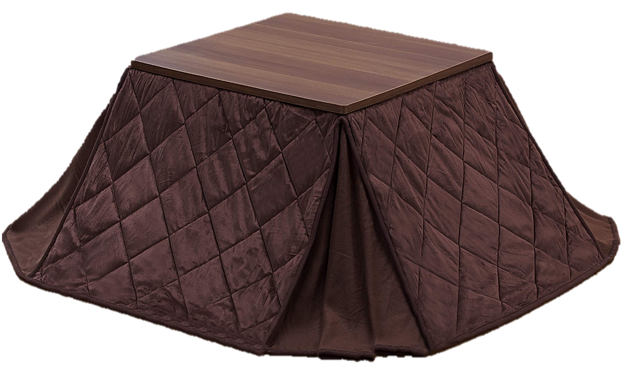 Amazon | 滝口木材 折れ脚こたつ 2点セット リバーシブル天板 DT-68