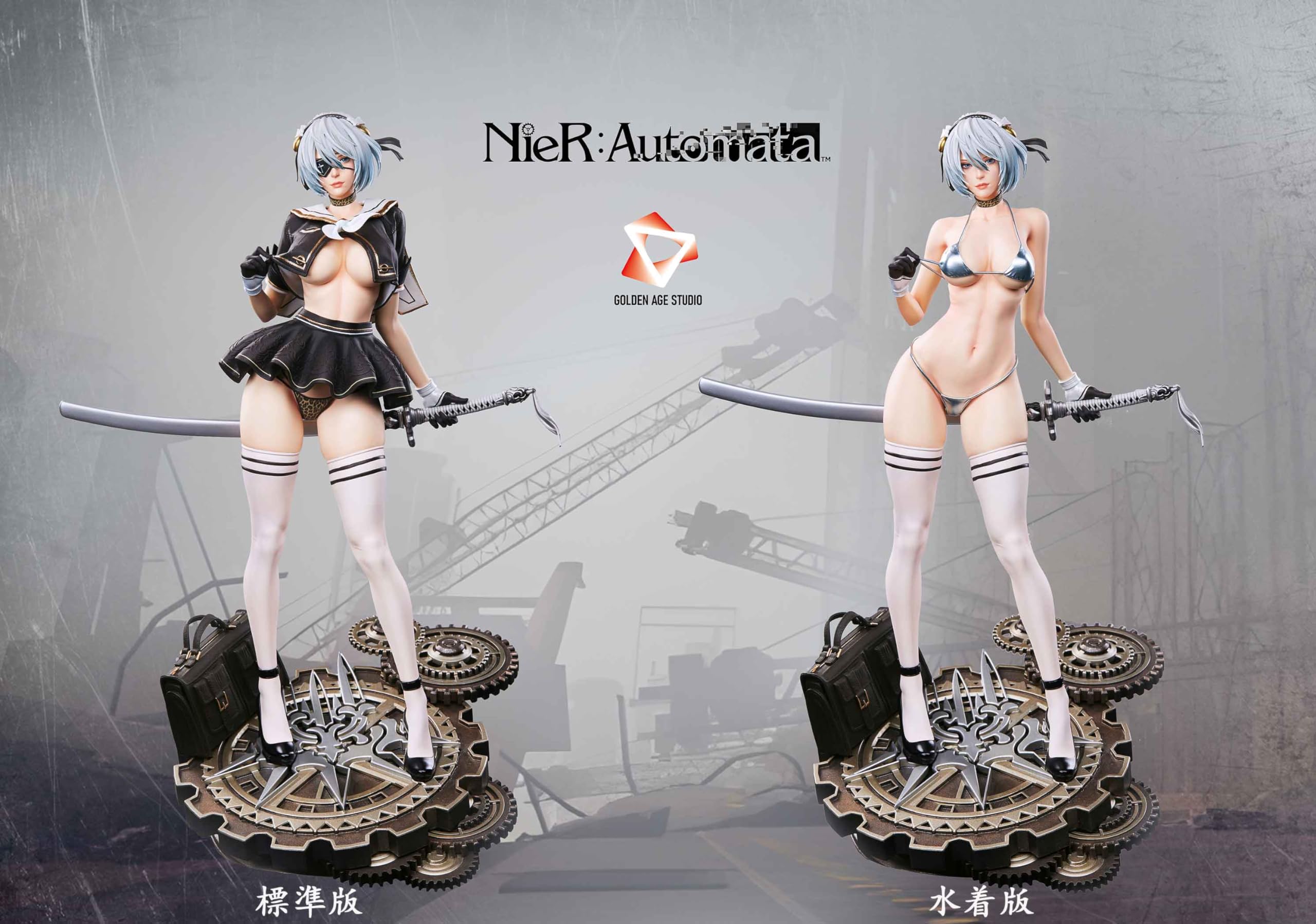 Amazon | ヨルハ二号B型 2B フィギュア 水着Ver. 1/4スケール 塗装済み