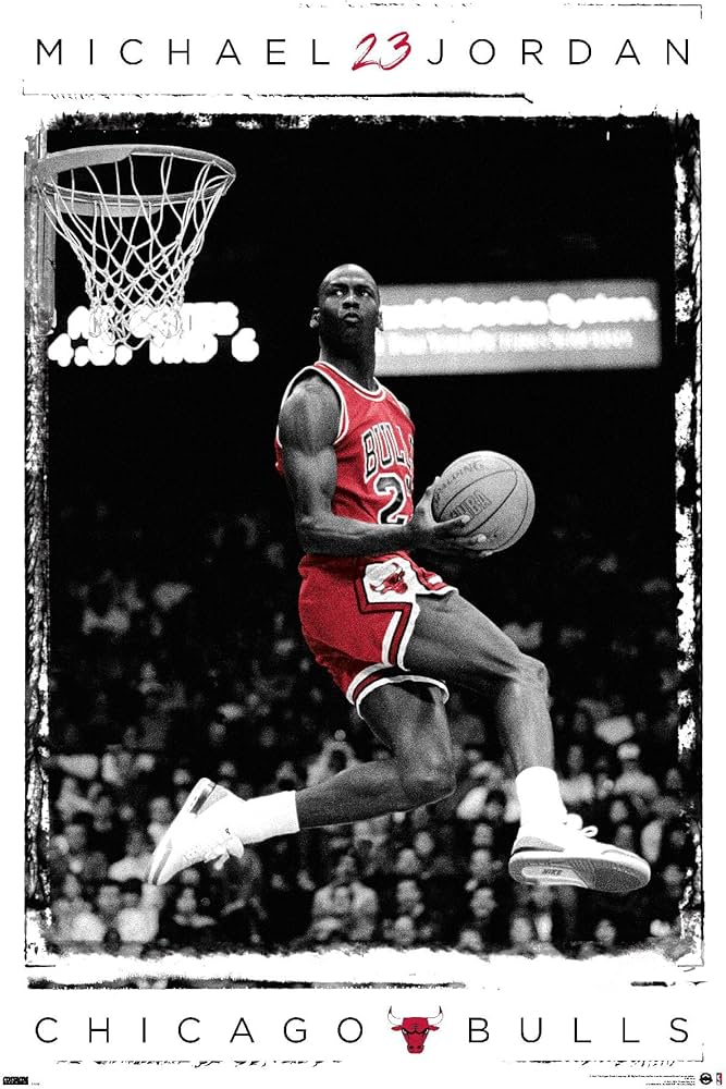 Amazon.co.jp: Trends International Michael Jordan - Dunk Wall