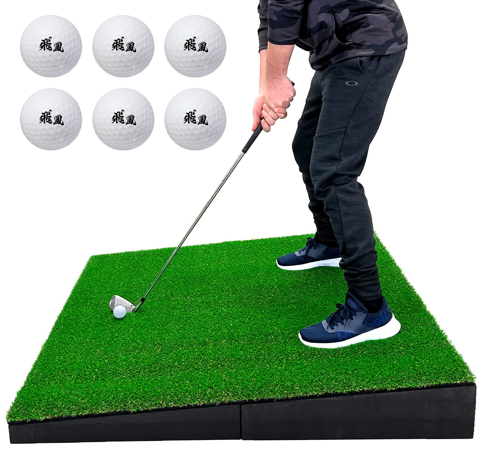 Amazon | Golf Style 傾斜 ゴルフマット 120×120cm PGAプロと共同開発