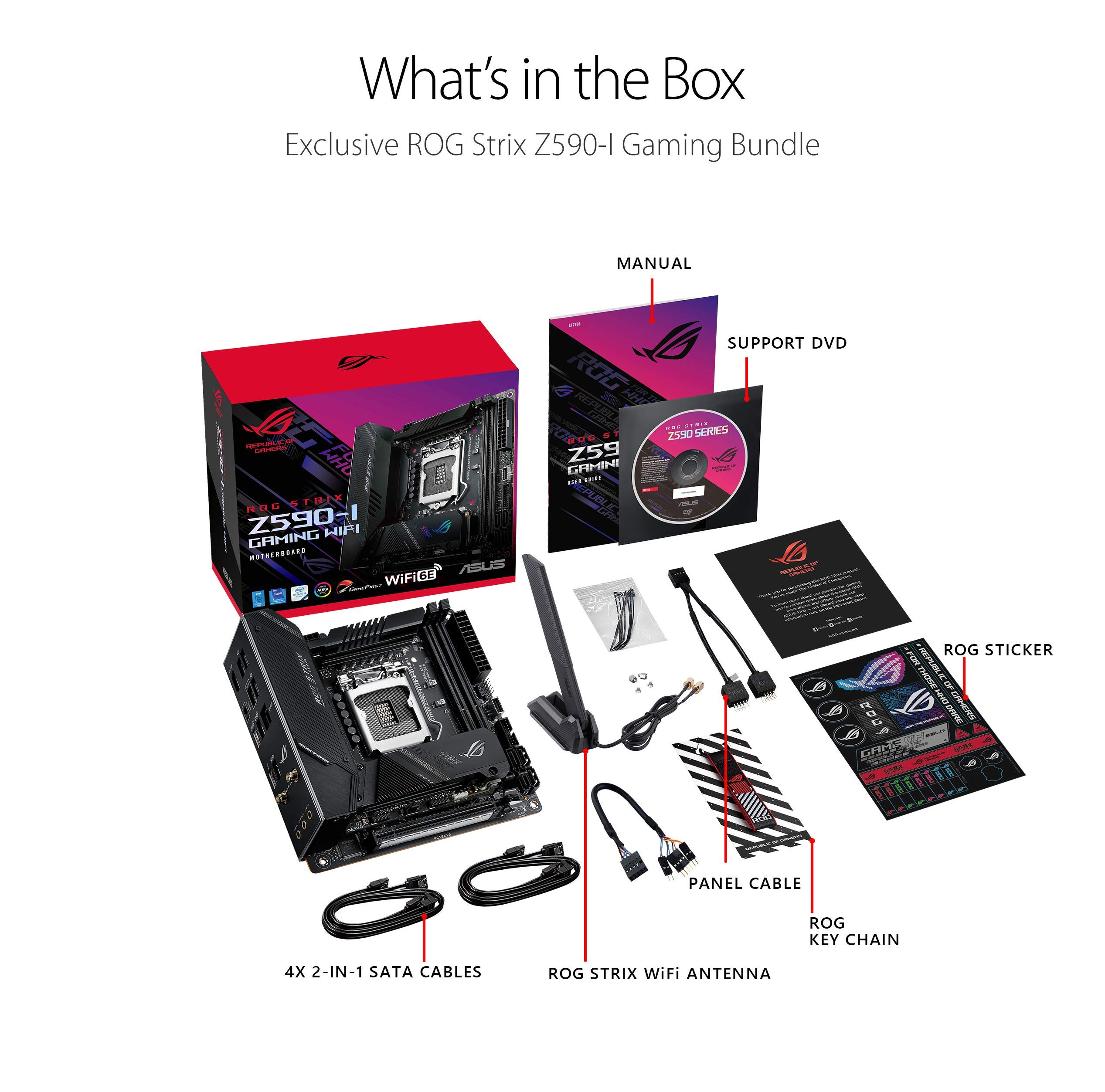 Amazon.com: ROG Strix Z590-I Gaming WiFi 6E LGA 1200 (Intel® 11th