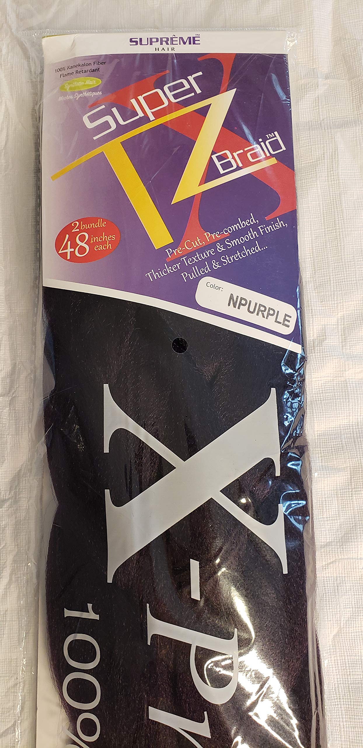 Amazon.com : Super TZ X Braid (Npurple) : Beauty & Personal Care