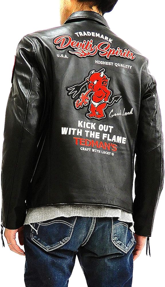 Amazon | (テッドマン) TEDMAN TDRJ-11000 襟付き ライダース