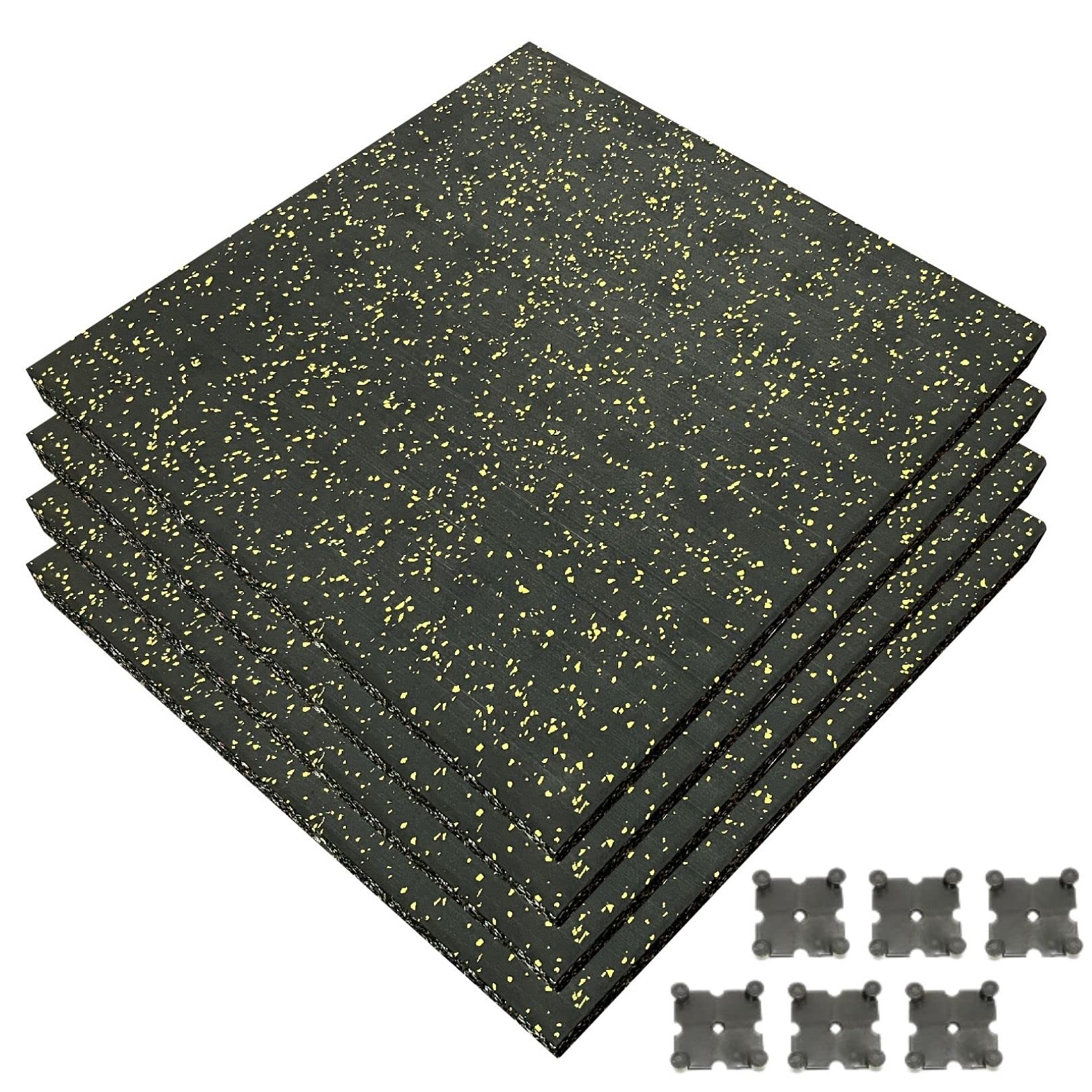 Amazon.co.jp: 4WD ジムマット ゴムマット 4枚セット 厚さ 30mm 50