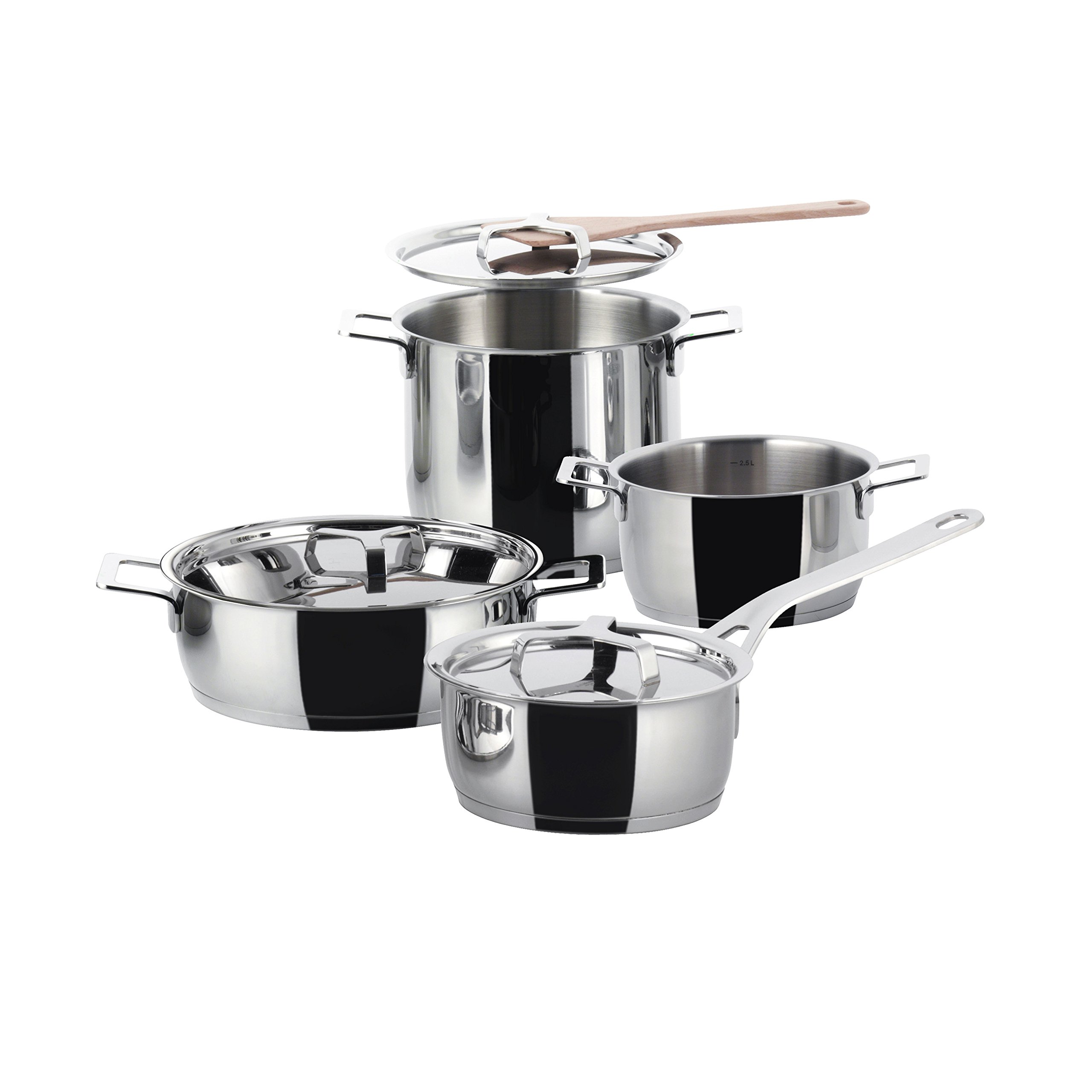 Amazon.com: Alessi Pots&Pans AJM100S7 - Design Pots and Pans Set